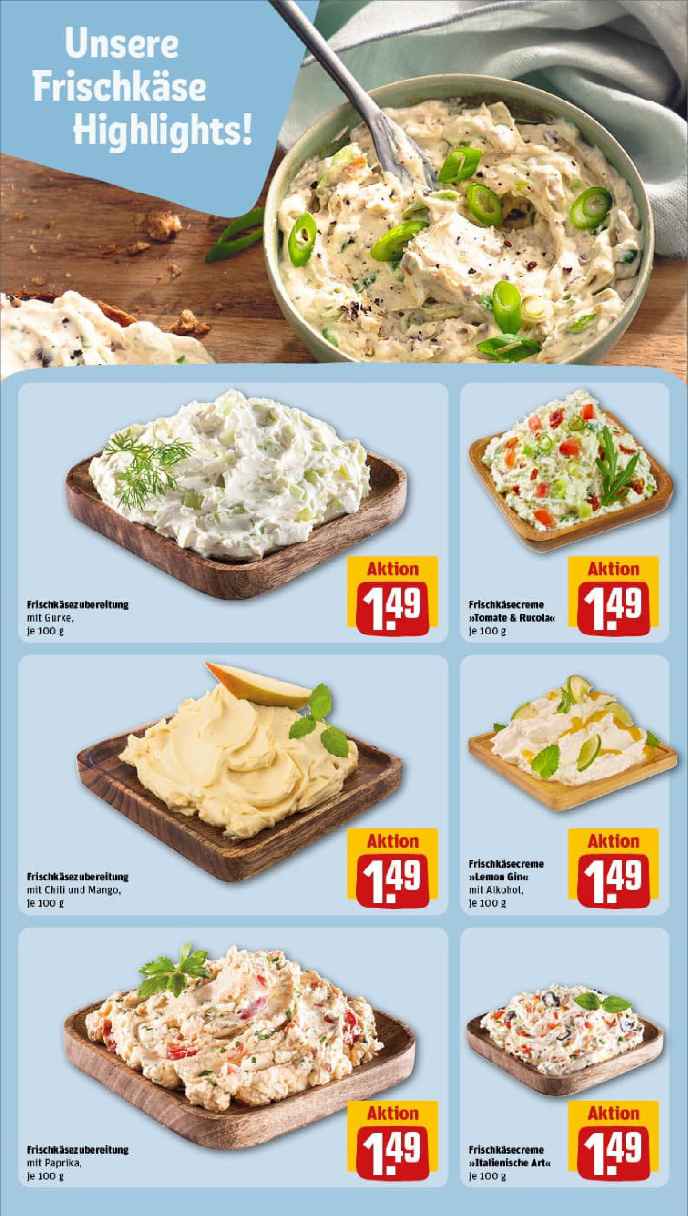REWE Prospekt ab 01.09.2025 zum Blättern » Angebote | Seite: 14 | Produkte: Rucola, Paprika, Mango, Frischkase REWE Prospekt ab 01.09.2025 zum Blättern » Angebote | Seite: 14 | Produkte: Rucola, Paprika, Mango, Frischkase