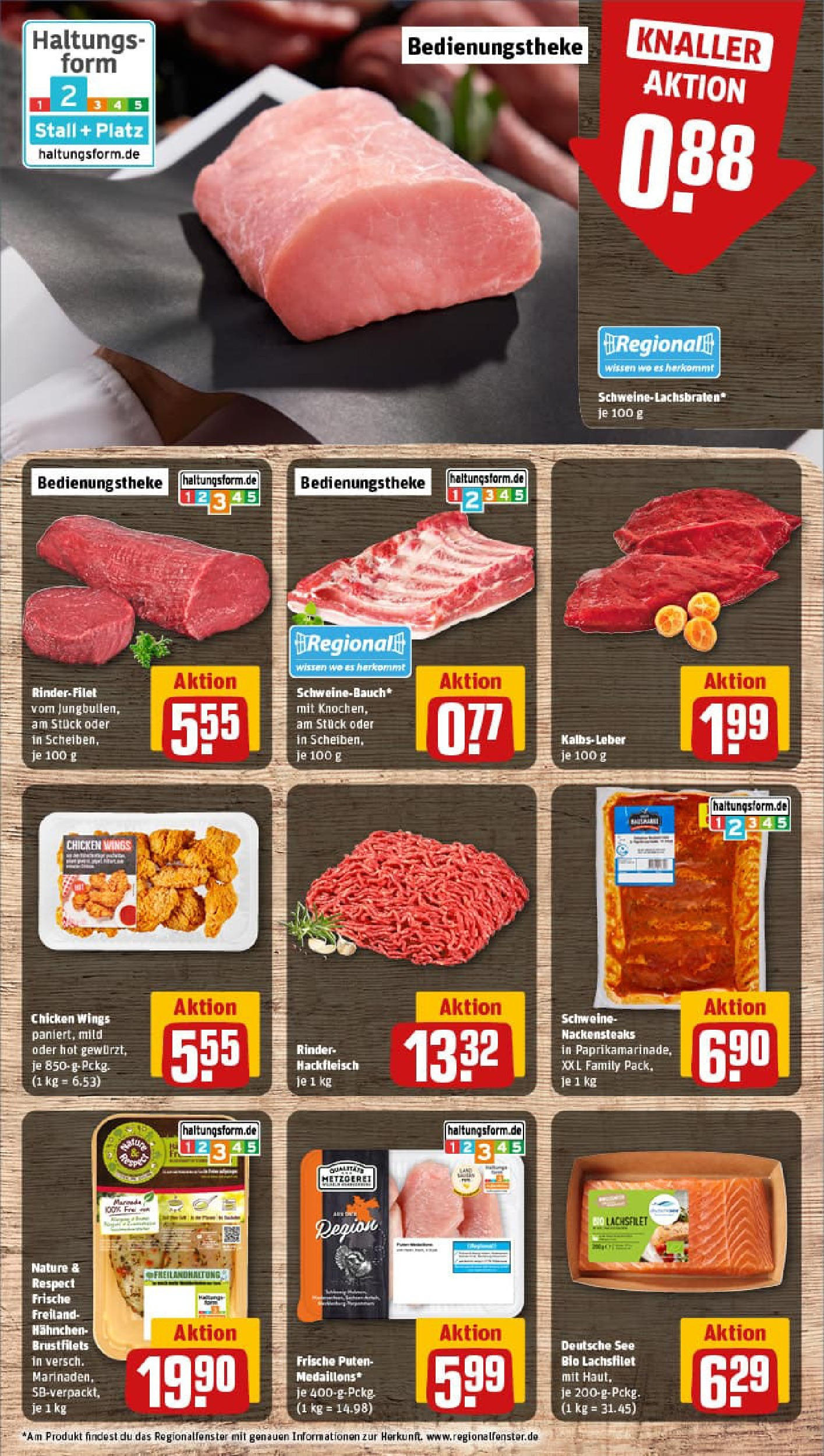 REWE Prospekt ab 01.09.2025 zum Blättern » Angebote | Seite: 10 | Produkte: Hahnchen, Rinderfilet, Kalbsleber, Hackfleisch REWE Prospekt ab 01.09.2025 zum Blättern » Angebote | Seite: 10 | Produkte: Hahnchen, Rinderfilet, Kalbsleber, Hackfleisch
