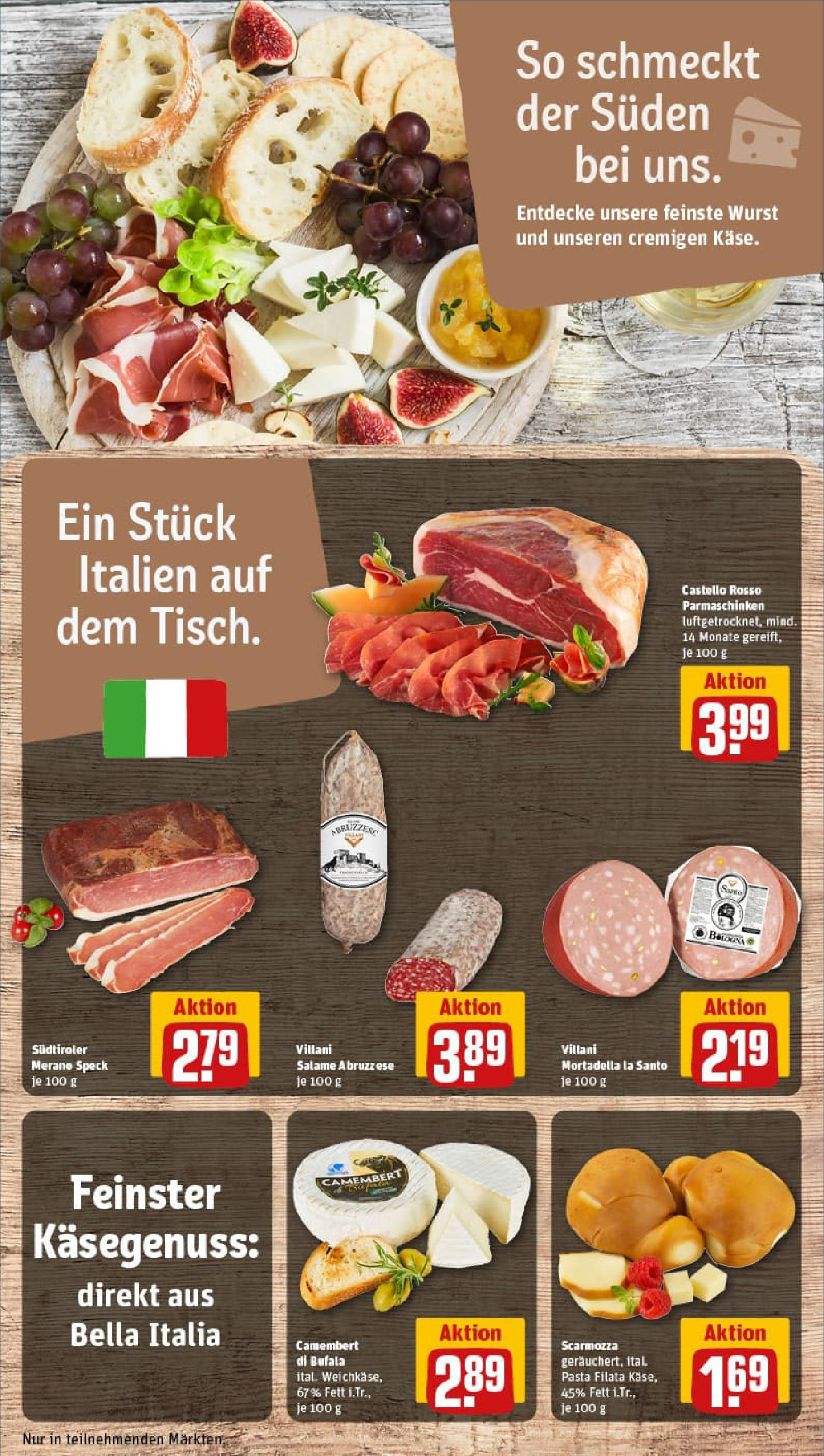 REWE Prospekt ab 01.09.2025 zum Blättern » Angebote | Seite: 13 | Produkte: Wurst, Pasta, Salami REWE Prospekt ab 01.09.2025 zum Blättern » Angebote | Seite: 13 | Produkte: Wurst, Pasta, Salami