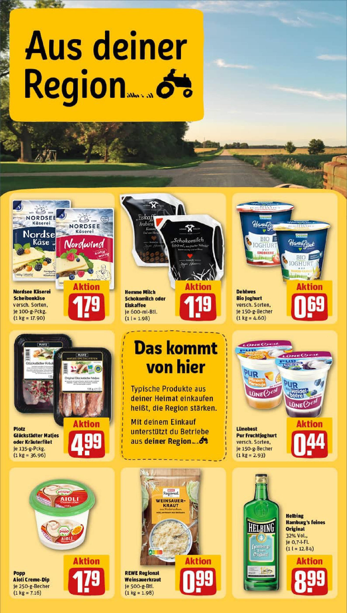 REWE Prospekt ab 01.09.2025 zum Blättern » Angebote | Seite: 26 | Produkte: Milch, Käse, Joghurt, Fruchtjoghurt
