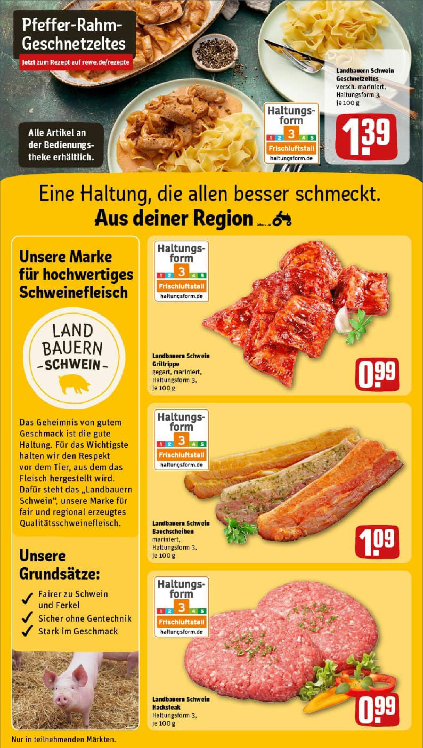 REWE Prospekt ab 01.09.2025 zum Blättern » Angebote | Seite: 16 | Produkte: Theke, Schweinefleisch, Steak, Fleisch REWE Prospekt ab 01.09.2025 zum Blättern » Angebote | Seite: 16 | Produkte: Theke, Schweinefleisch, Steak, Fleisch