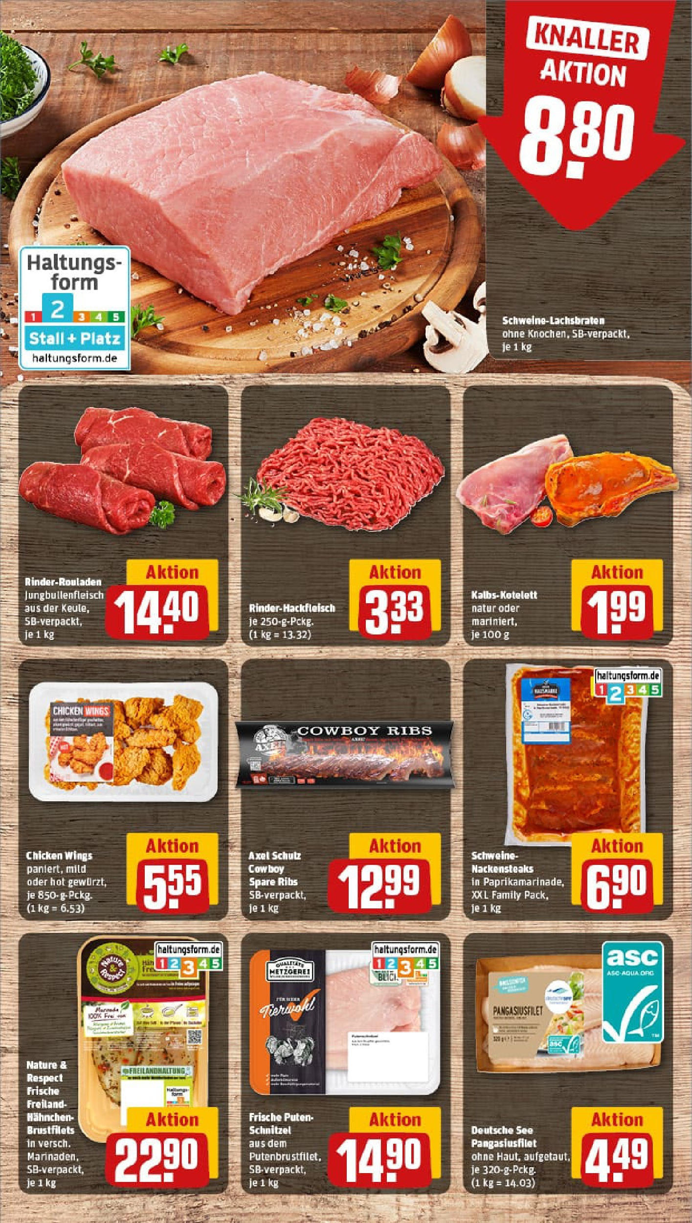 REWE Prospekt ab 01.09.2025 zum Blättern » Angebote | Seite: 10 | Produkte: Rinderrouladen, Hahnchen, Spare ribs, Schnitzel REWE Prospekt ab 01.09.2025 zum Blättern » Angebote | Seite: 10 | Produkte: Rinderrouladen, Hahnchen, Spare ribs, Schnitzel
