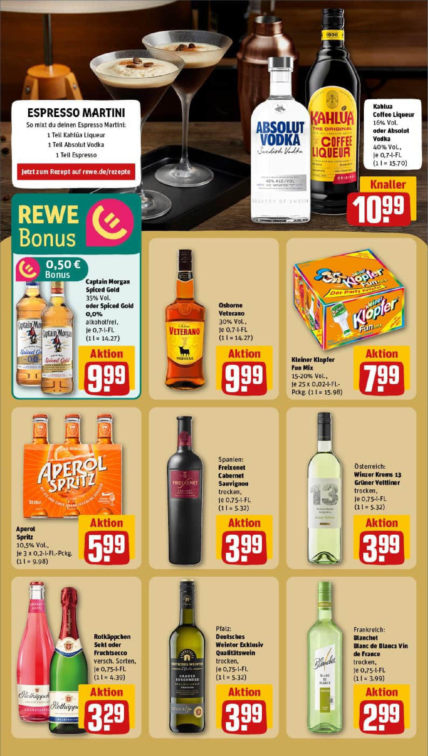 REWE Prospekt ab 01.09.2025 zum Blättern » Angebote | Seite: 23 | Produkte: Martini, Freixenet, Sekt, Vodka REWE Prospekt ab 01.09.2025 zum Blättern » Angebote | Seite: 23 | Produkte: Martini, Freixenet, Sekt, Vodka