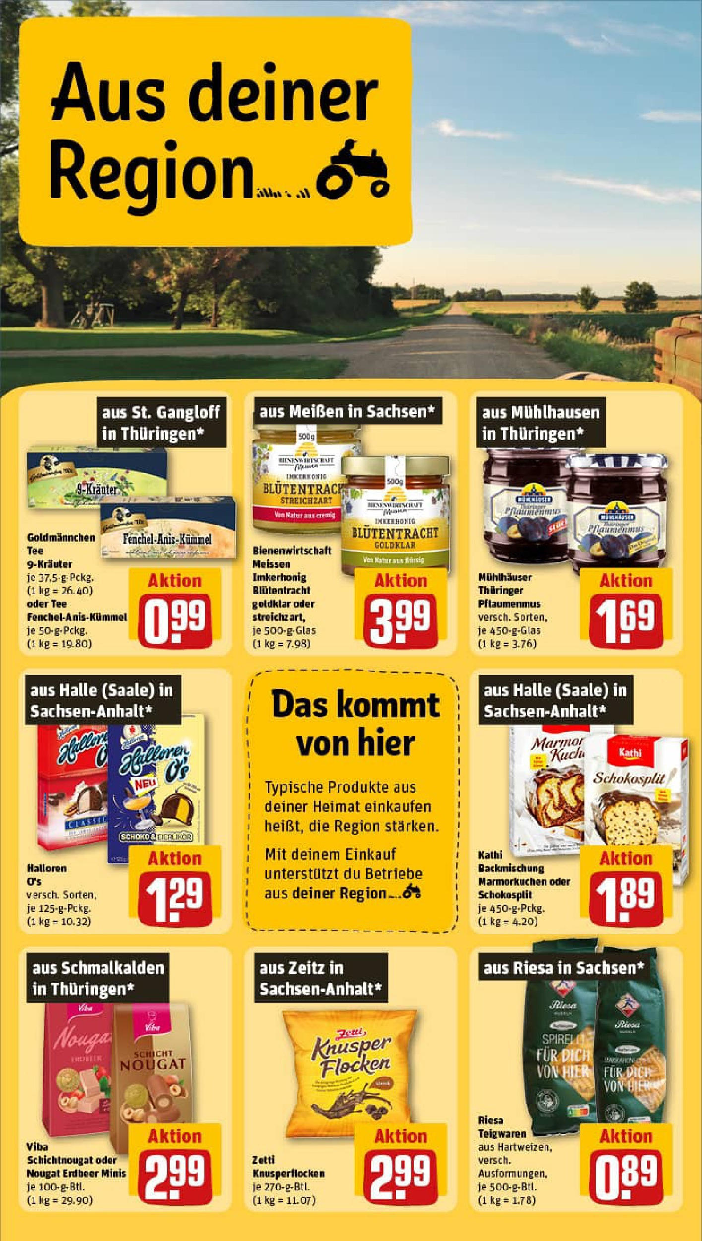 REWE Prospekt ab 01.09.2025 zum Blättern » Angebote | Seite: 26 | Produkte: Pasta, Tee, Flocken REWE Prospekt ab 01.09.2025 zum Blättern » Angebote | Seite: 26 | Produkte: Pasta, Tee, Flocken