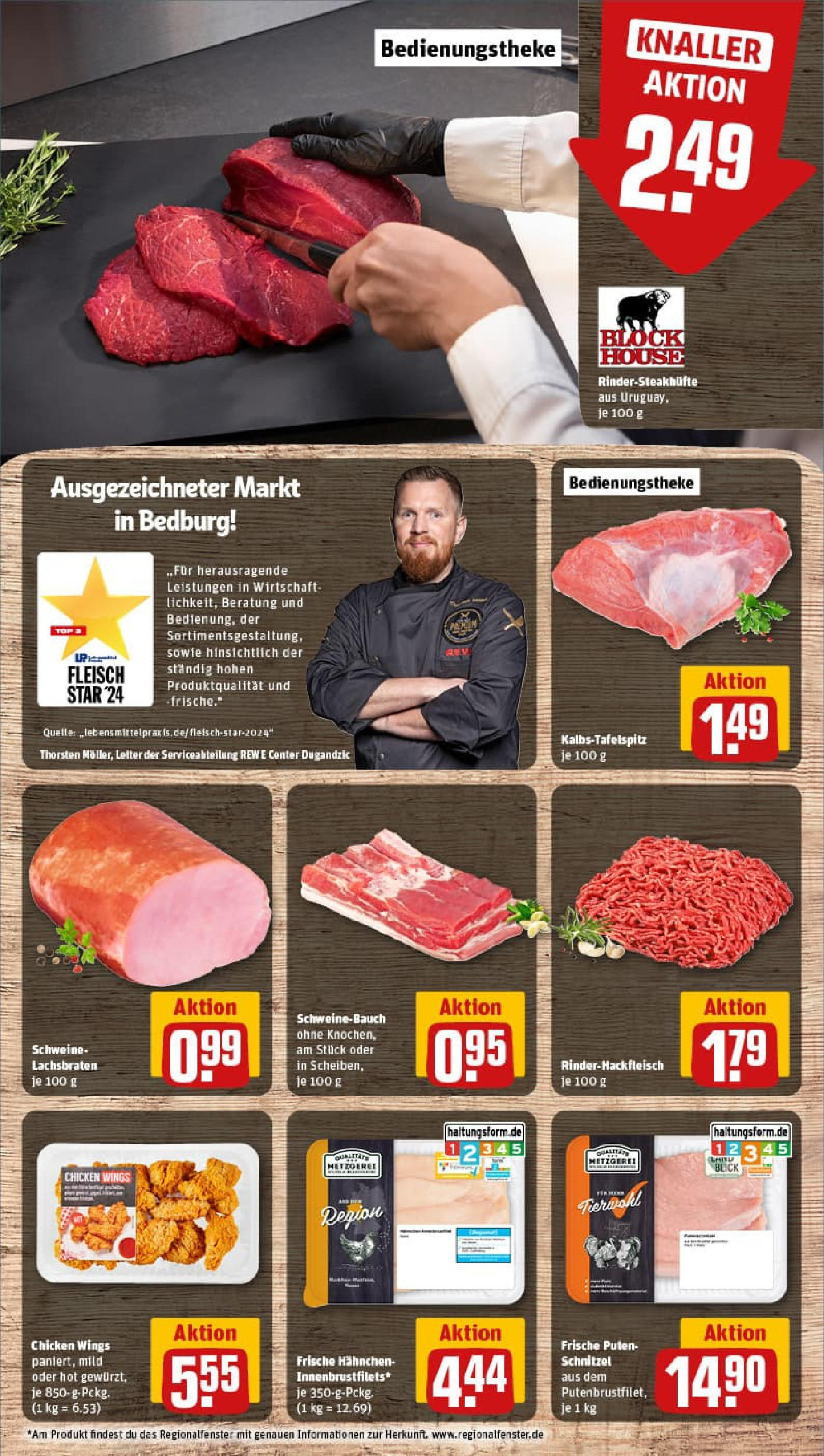 REWE Prospekt ab 01.09.2025 zum Blättern » Angebote | Seite: 10 | Produkte: Top, Hahnchen, Schweinebauch, Steak REWE Prospekt ab 01.09.2025 zum Blättern » Angebote | Seite: 10 | Produkte: Top, Hahnchen, Schweinebauch, Steak