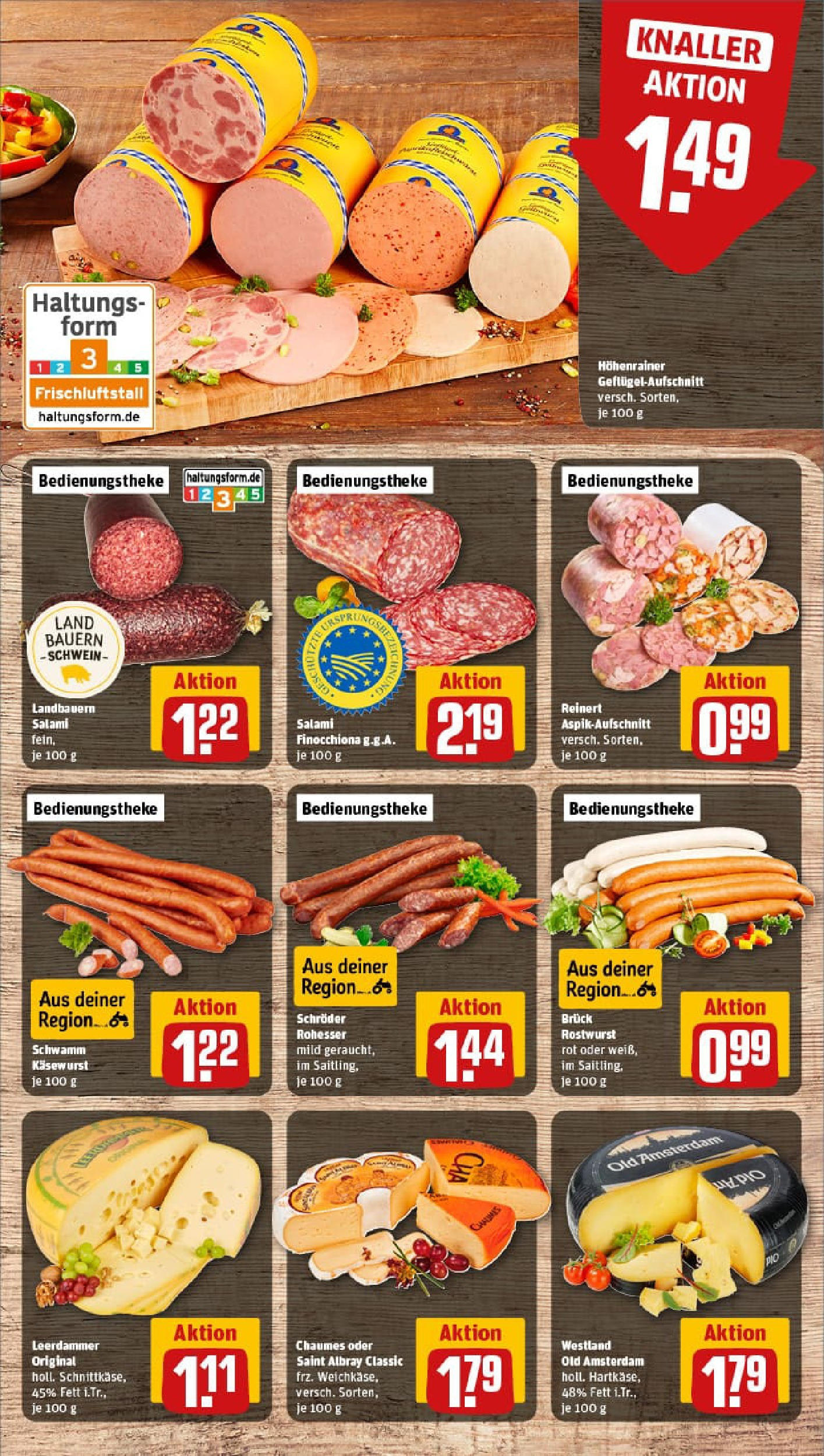 REWE Prospekt ab 01.09.2025 zum Blättern » Angebote | Seite: 13 | Produkte: Leerdammer, Salami REWE Prospekt ab 01.09.2025 zum Blättern » Angebote | Seite: 13 | Produkte: Leerdammer, Salami