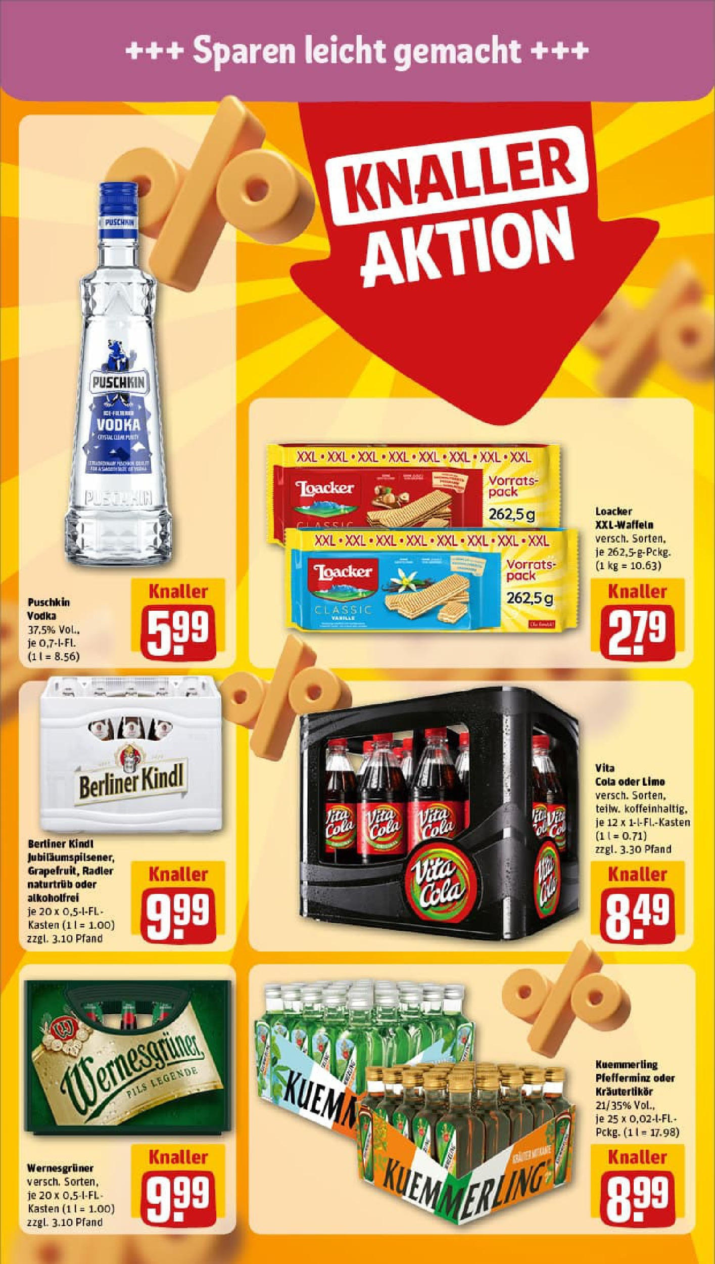 REWE Prospekt ab 01.09.2025 zum Blättern » Angebote | Seite: 18 | Produkte: Berliner, Pils, Wernesgruner, Vita cola REWE Prospekt ab 01.09.2025 zum Blättern » Angebote | Seite: 18 | Produkte: Berliner, Pils, Wernesgruner, Vita cola