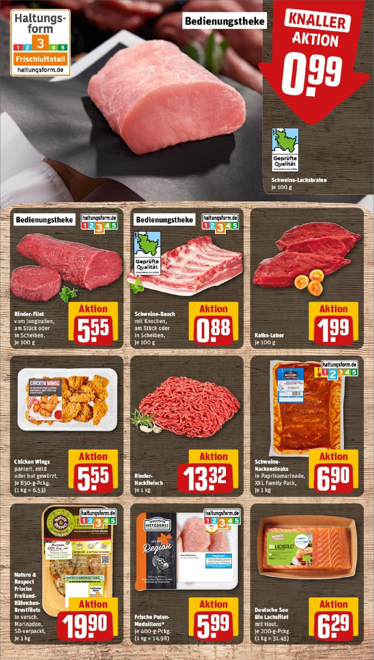 REWE Prospekt ab 01.09.2025 zum Blättern » Angebote | Seite: 10 | Produkte: Hahnchen, Rinderfilet, Schweinebauch, Hackfleisch REWE Prospekt ab 01.09.2025 zum Blättern » Angebote | Seite: 10 | Produkte: Hahnchen, Rinderfilet, Schweinebauch, Hackfleisch
