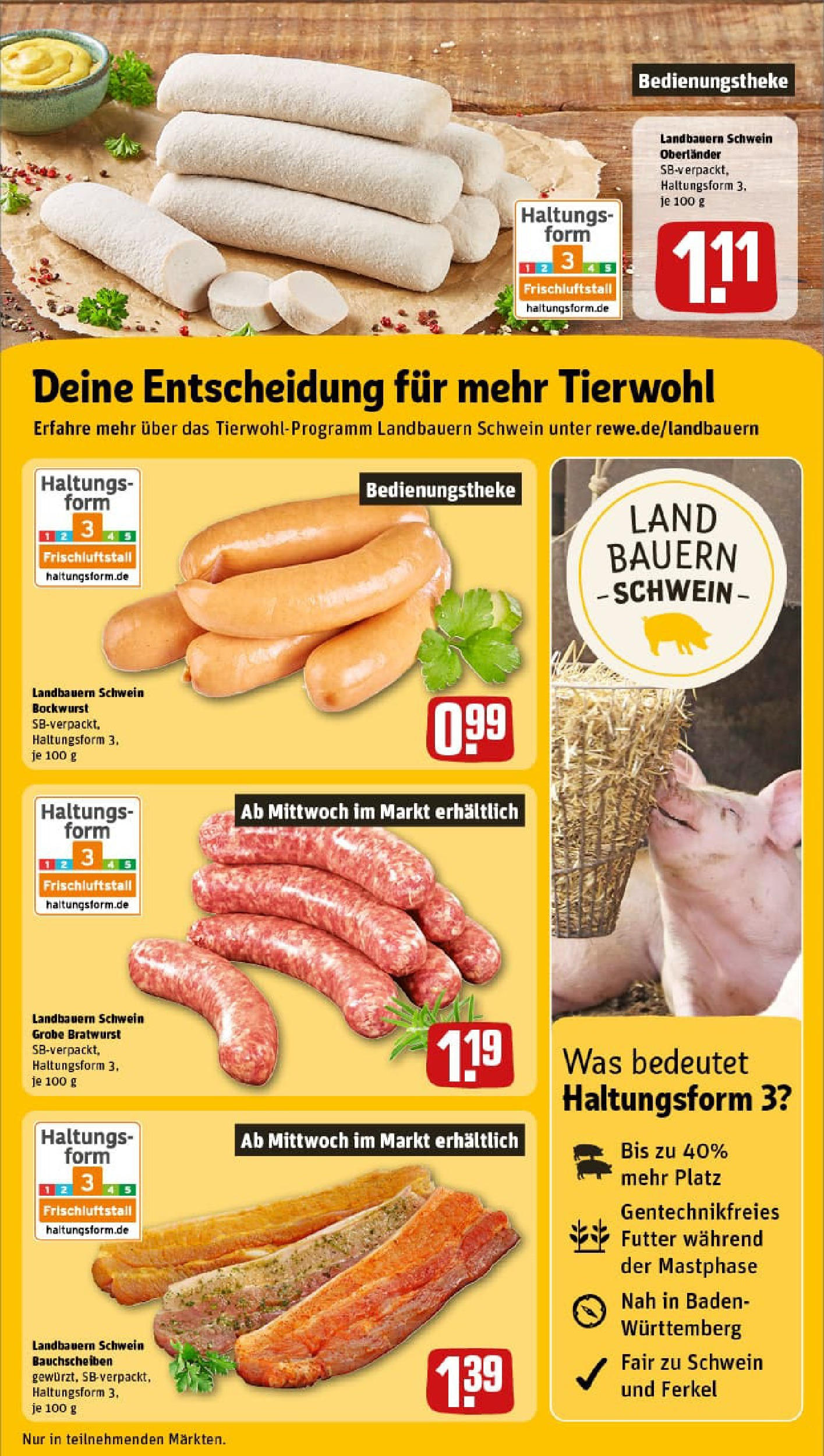 REWE Prospekt ab 01.09.2025 zum Blättern » Angebote | Seite: 15 | Produkte: Bockwurst, Bratwurst