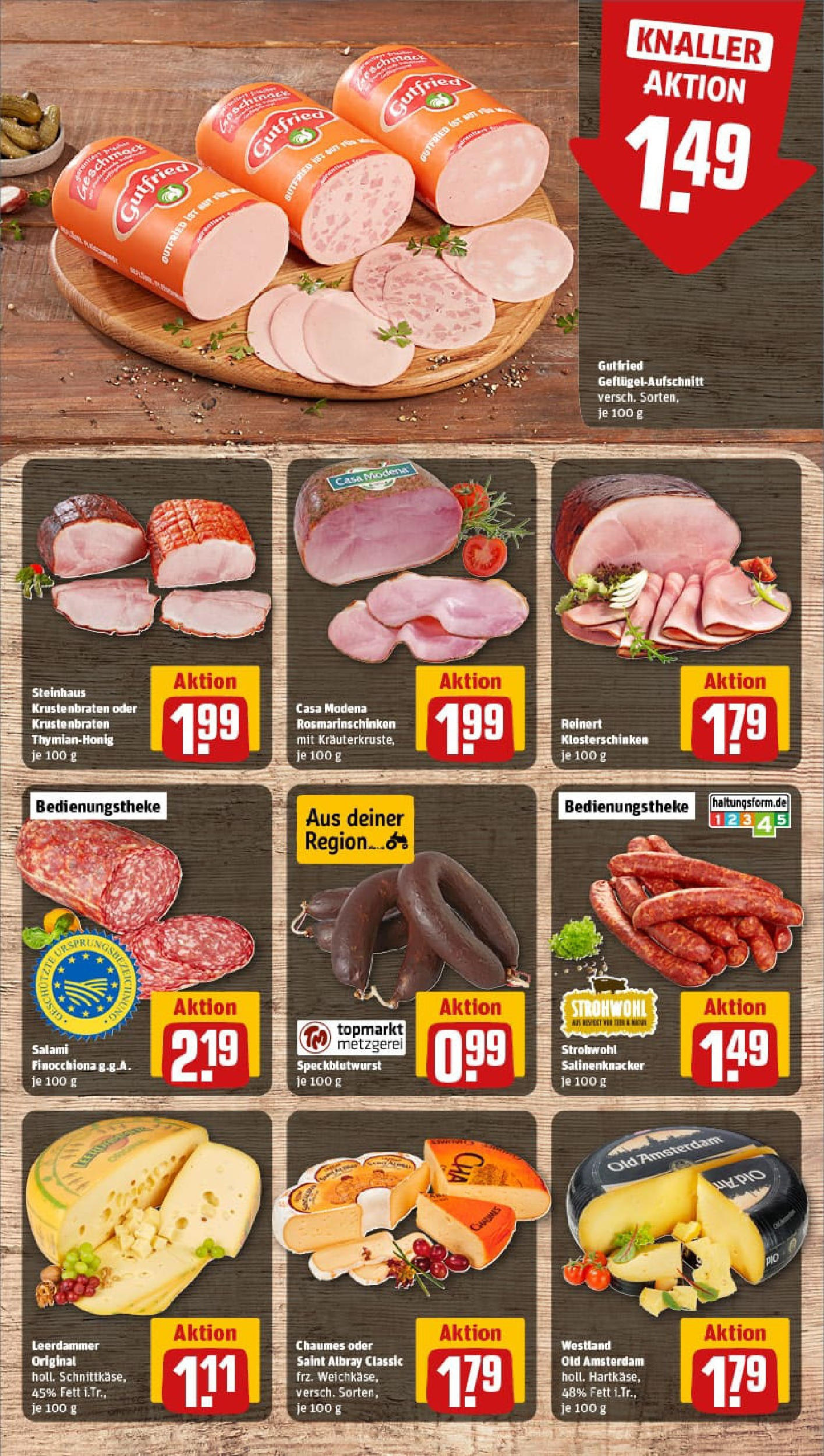 REWE Prospekt ab 01.09.2025 zum Blättern » Angebote | Seite: 11 | Produkte: Krustenbraten, Leerdammer, Salami REWE Prospekt ab 01.09.2025 zum Blättern » Angebote | Seite: 11 | Produkte: Krustenbraten, Leerdammer, Salami