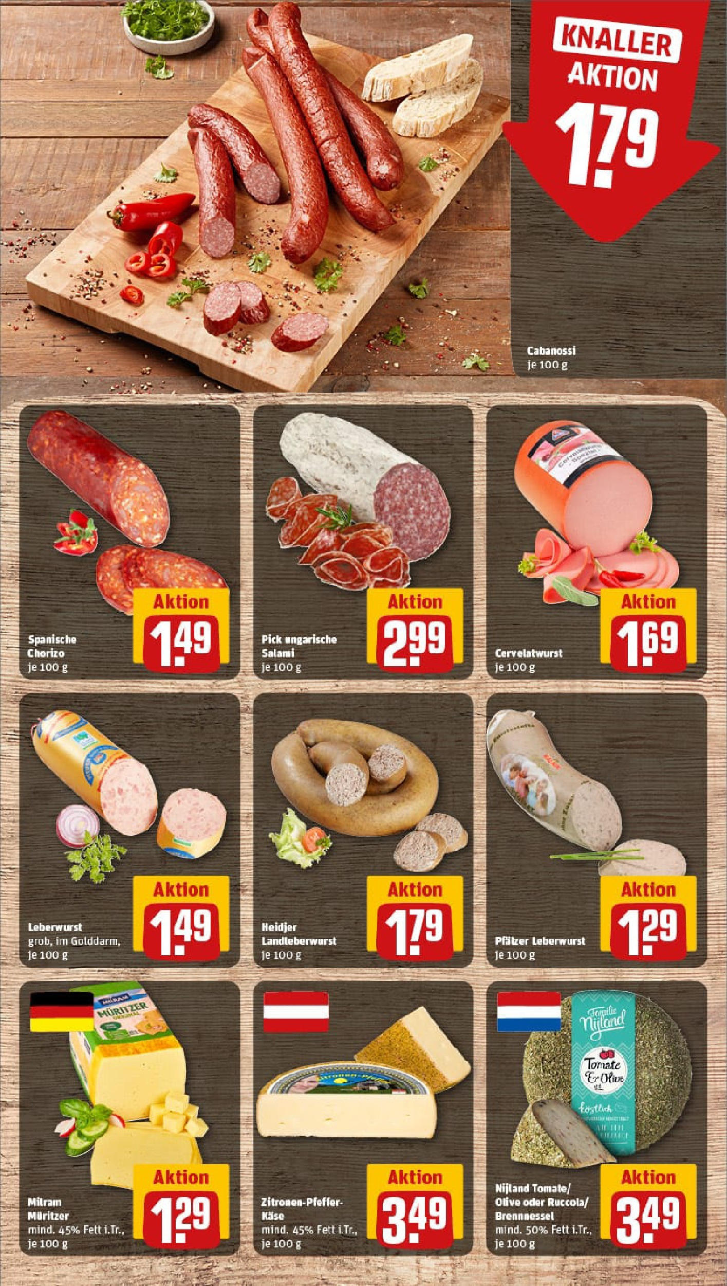 REWE Prospekt ab 01.09.2025 zum Blättern » Angebote | Seite: 11 | Produkte: Käse, Salami REWE Prospekt ab 01.09.2025 zum Blättern » Angebote | Seite: 11 | Produkte: Käse, Salami