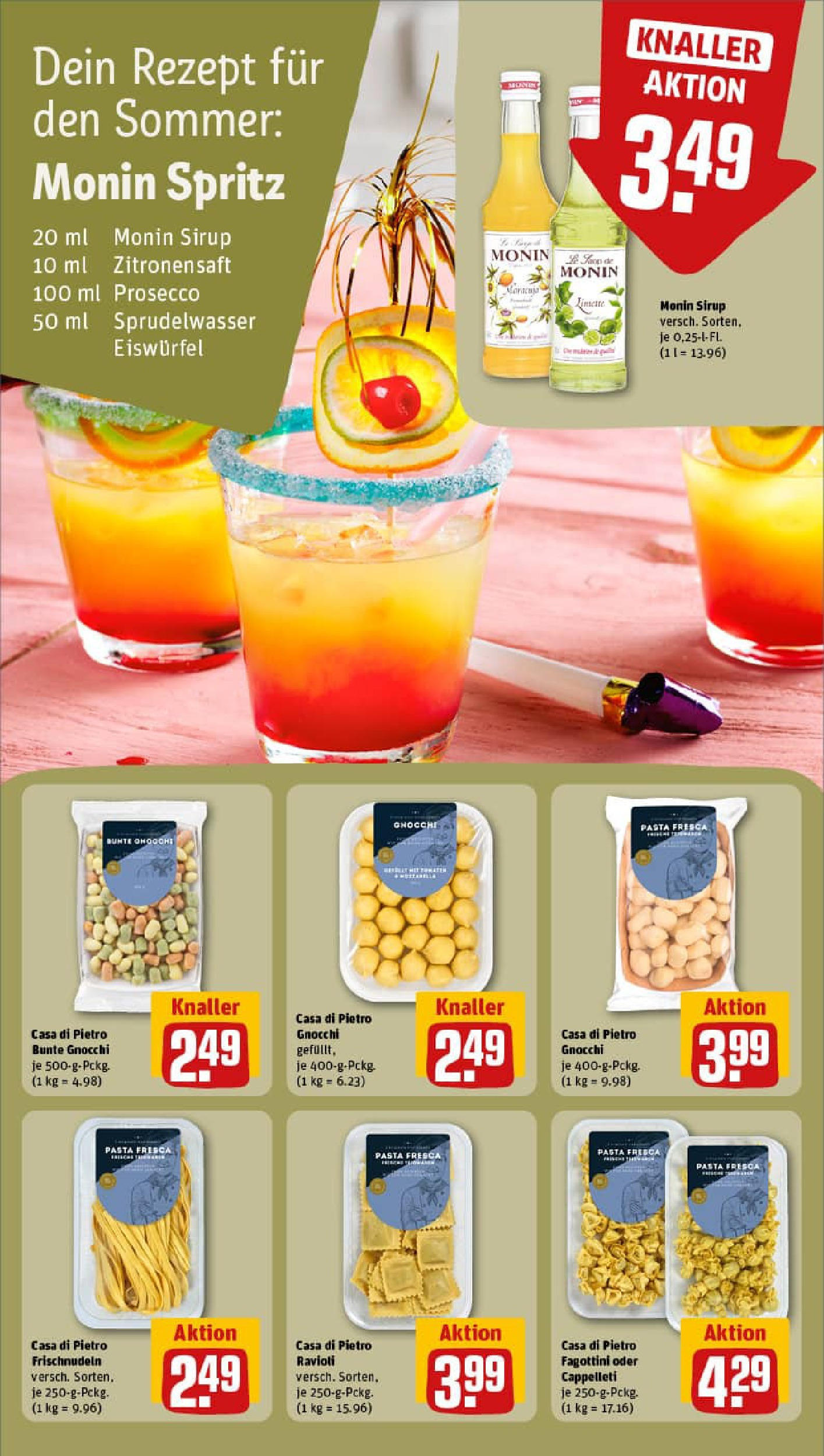 REWE Prospekt ab 01.09.2025 zum Blättern » Angebote | Seite: 19 | Produkte: Sirup, Prosecco, Pasta REWE Prospekt ab 01.09.2025 zum Blättern » Angebote | Seite: 19 | Produkte: Sirup, Prosecco, Pasta