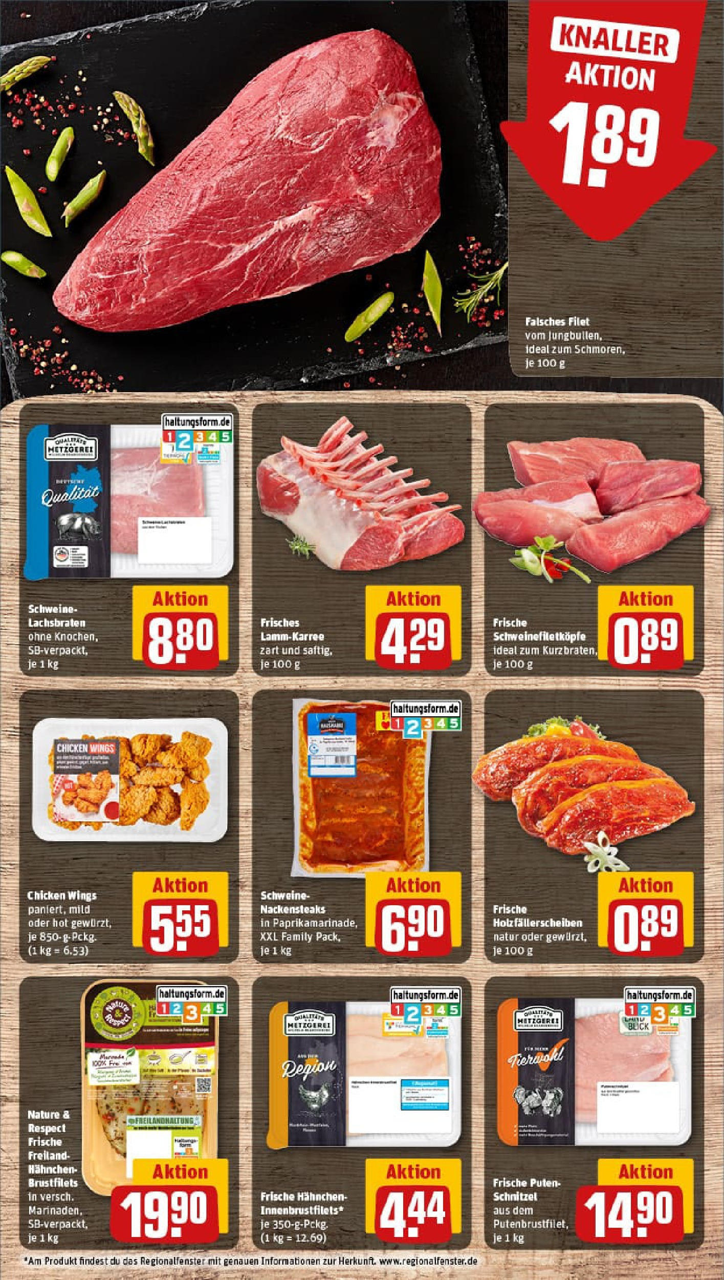 REWE Prospekt ab 01.09.2025 zum Blättern » Angebote | Seite: 10 | Produkte: Nackensteaks, Hahnchen, Schnitzel REWE Prospekt ab 01.09.2025 zum Blättern » Angebote | Seite: 10 | Produkte: Nackensteaks, Hahnchen, Schnitzel