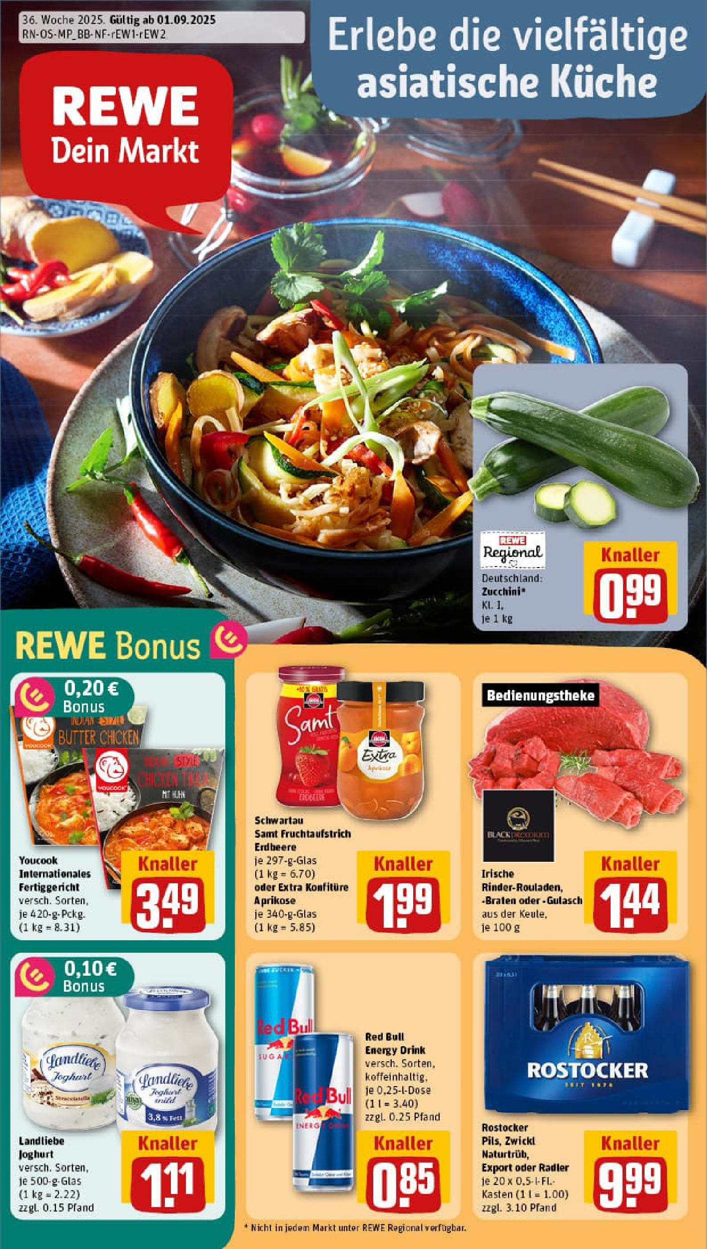 REWE Prospekt ab 01.09.2025 zum Blättern » Angebote | Seite: 1 | Produkte: Energy, Butter, Küche, Gulasch REWE Prospekt ab 01.09.2025 zum Blättern » Angebote | Seite: 1 | Produkte: Energy, Butter, Küche, Gulasch