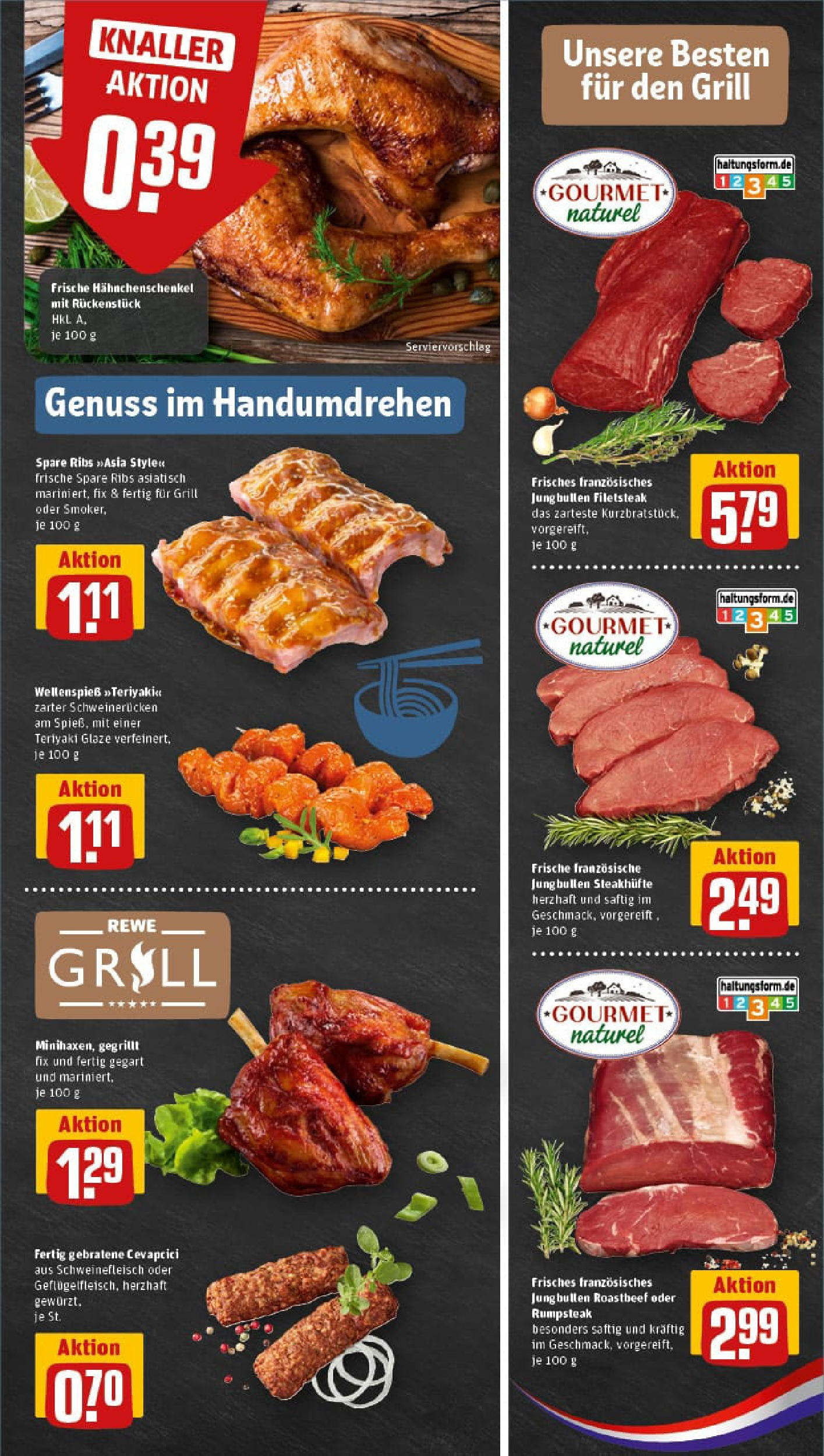 REWE Prospekt ab 01.09.2025 zum Blättern » Angebote | Seite: 7 | Produkte: Grill, Spare ribs, Cevapcici, Schweinefleisch REWE Prospekt ab 01.09.2025 zum Blättern » Angebote | Seite: 7 | Produkte: Grill, Spare ribs, Cevapcici, Schweinefleisch