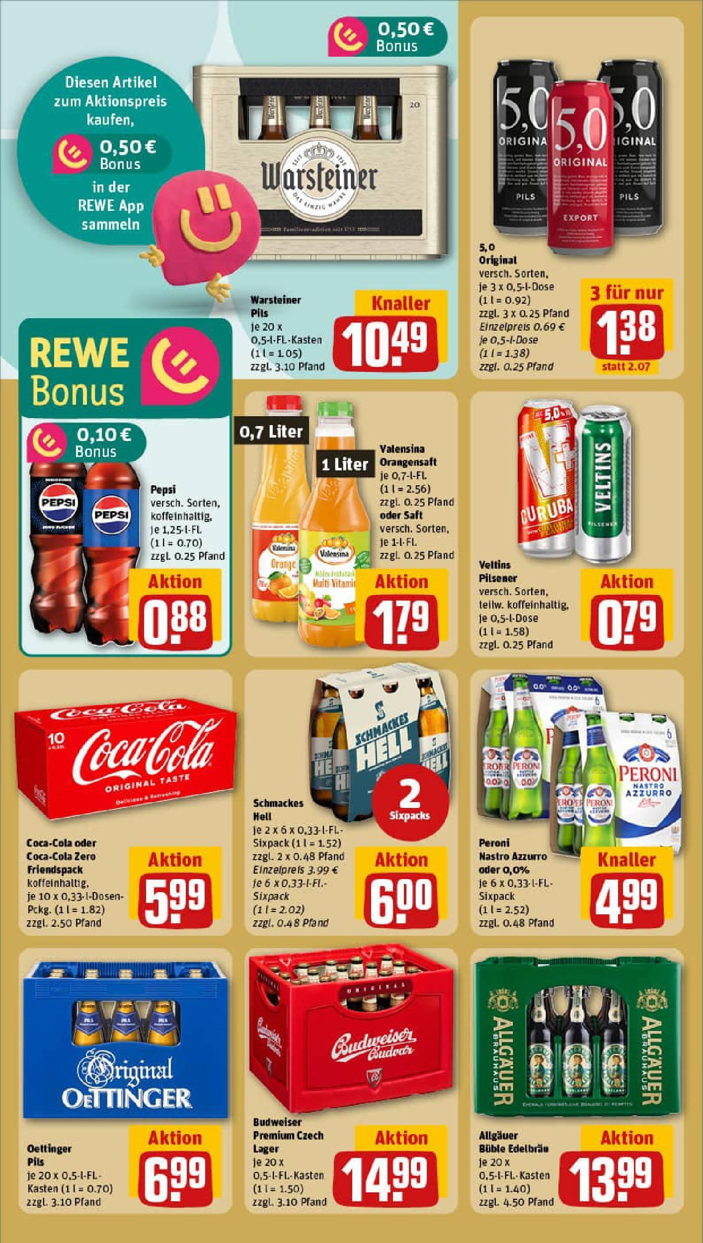 REWE Prospekt ab 01.09.2025 zum Blättern » Angebote | Seite: 22 | Produkte: Pils, Oettinger, Pepsi, Saft REWE Prospekt ab 01.09.2025 zum Blättern » Angebote | Seite: 22 | Produkte: Pils, Oettinger, Pepsi, Saft