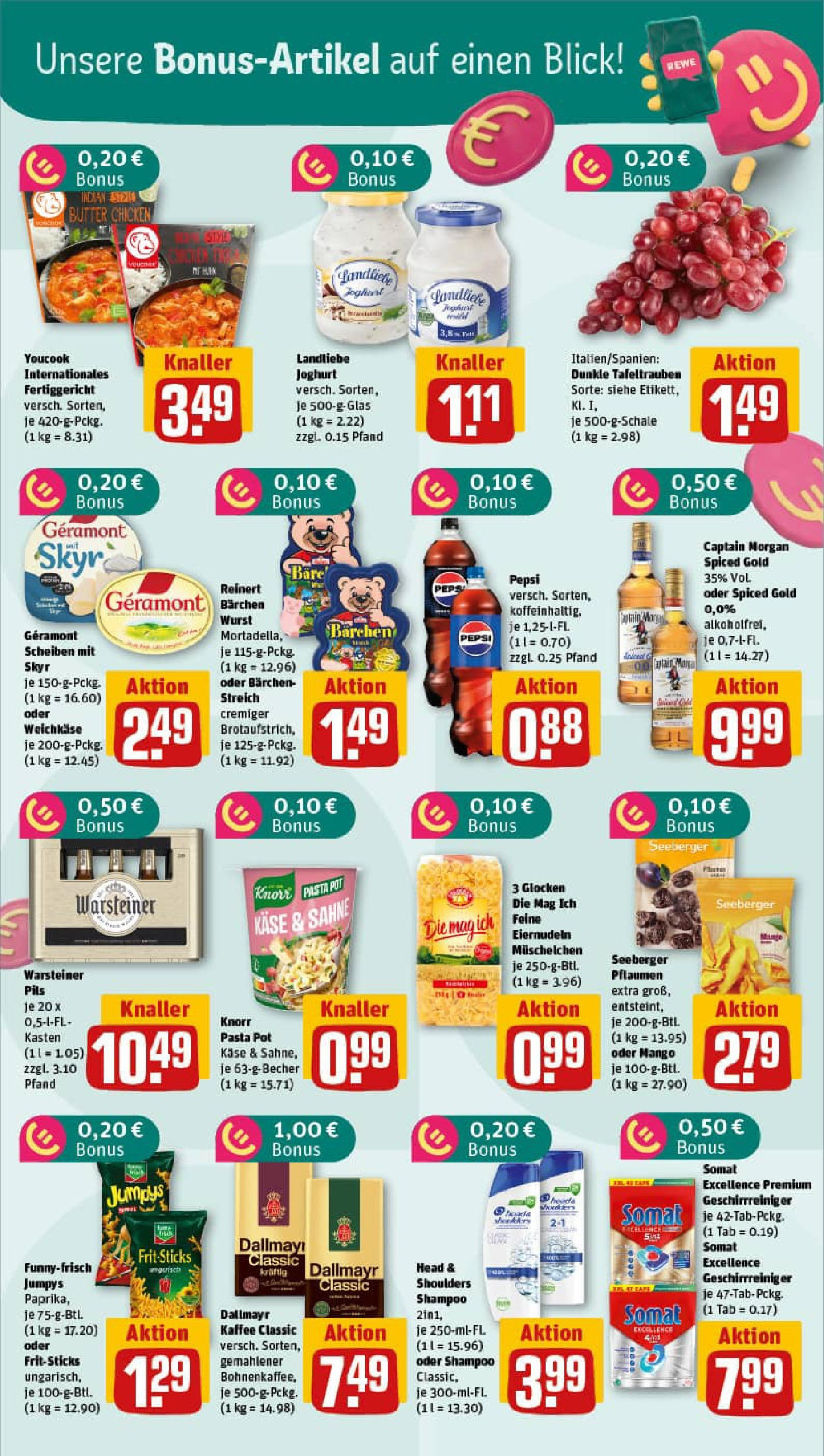 REWE Prospekt ab 01.09.2025 zum Blättern » Angebote | Seite: 32 | Produkte: Butter, Rum, Dallmayr, Sahne REWE Prospekt ab 01.09.2025 zum Blättern » Angebote | Seite: 32 | Produkte: Butter, Rum, Dallmayr, Sahne