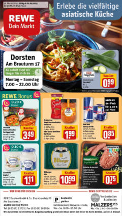 Rewe prospekt Dorsten	 gültig ab dem 01.09.2025