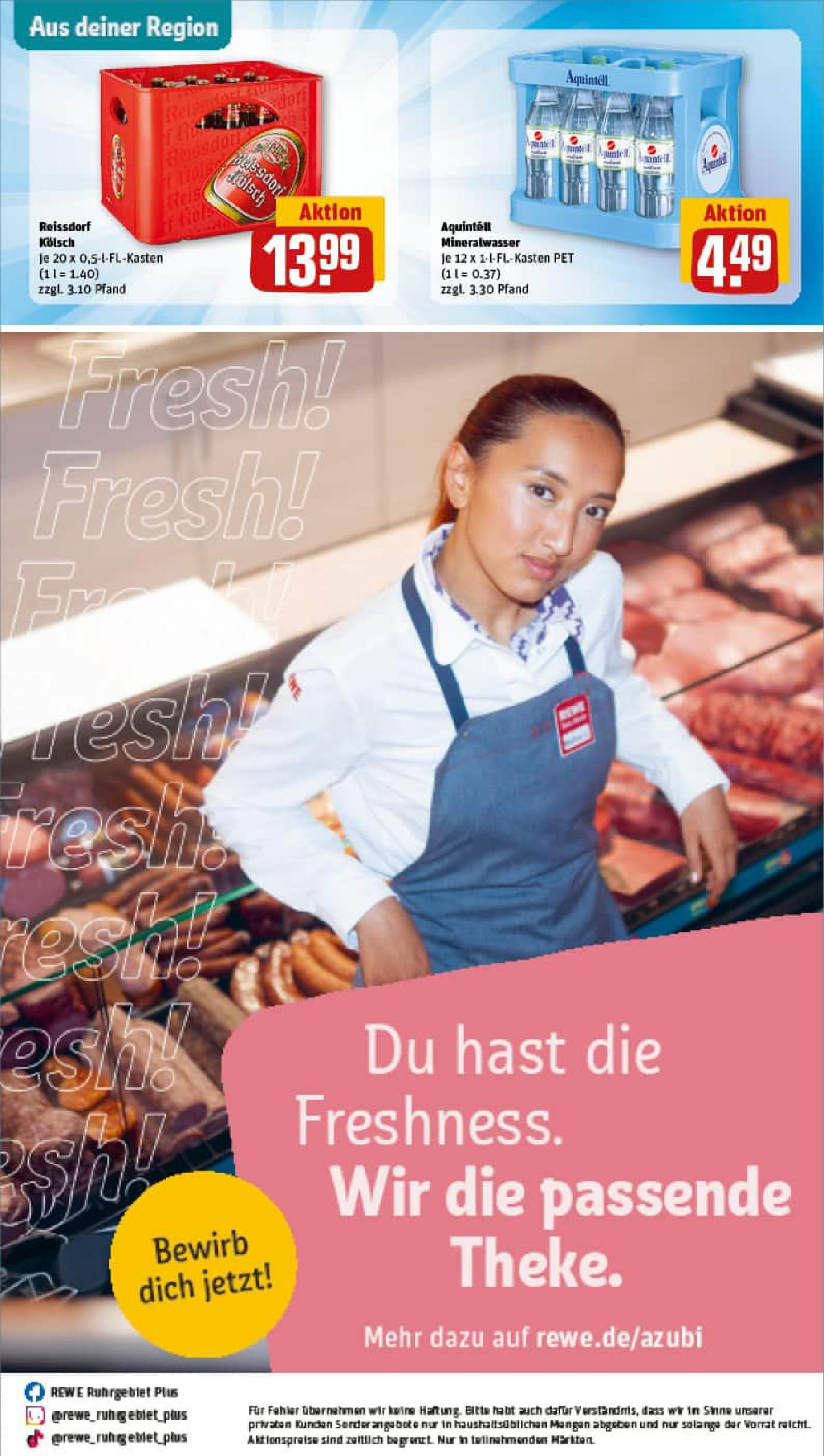 REWE Prospekt ab 01.09.2025 zum Blättern » Angebote | Seite: 34 | Produkte: Mineralwasser REWE Prospekt ab 01.09.2025 zum Blättern » Angebote | Seite: 34 | Produkte: Mineralwasser