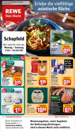 Rewe prospekt Rees	 gültig ab dem 31.08.2025