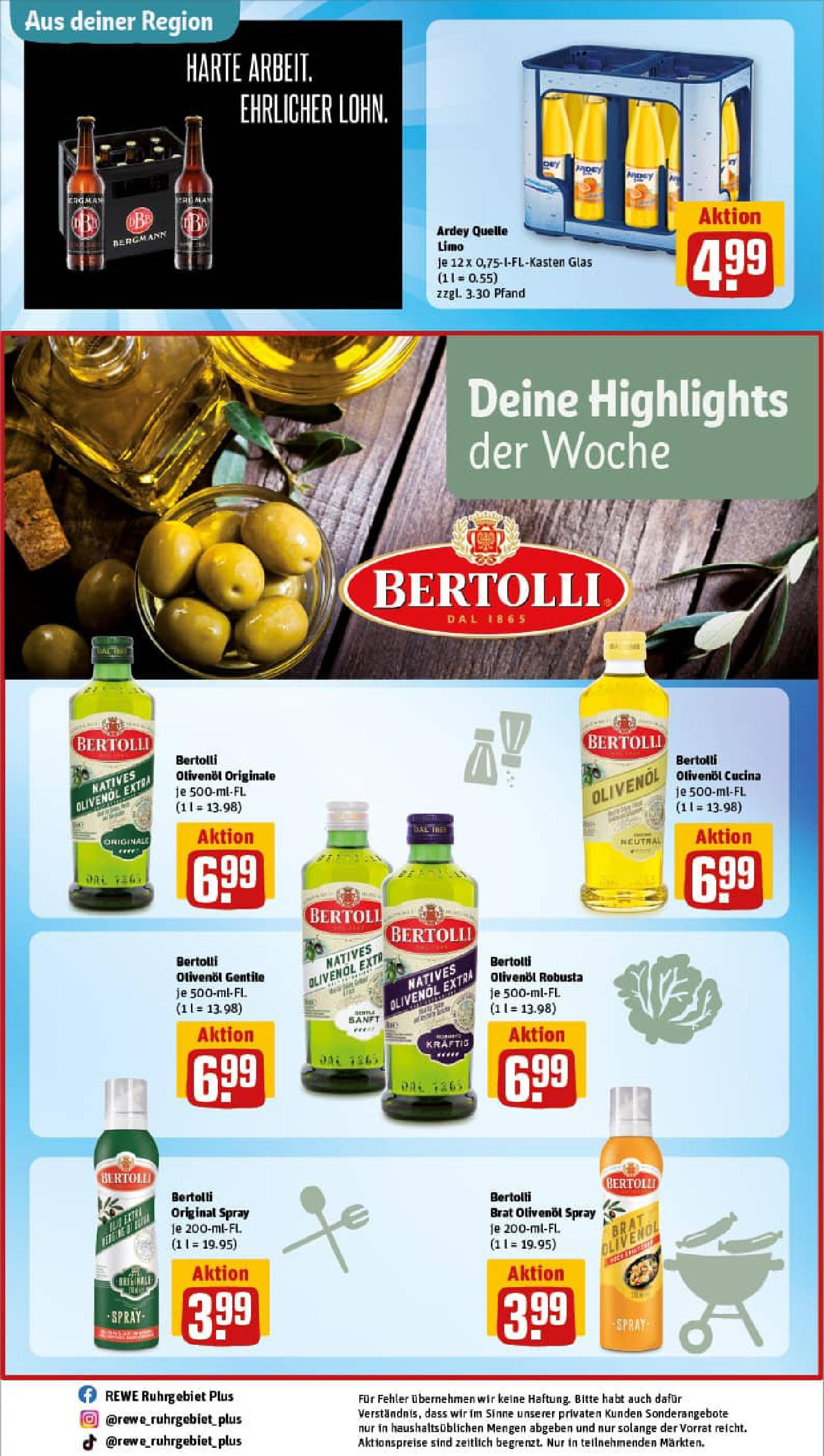 REWE Prospekt ab 01.09.2025 zum Blättern » Angebote | Seite: 33 | Produkte: Olivenol, Bertolli olivenol REWE Prospekt ab 01.09.2025 zum Blättern » Angebote | Seite: 33 | Produkte: Olivenol, Bertolli olivenol