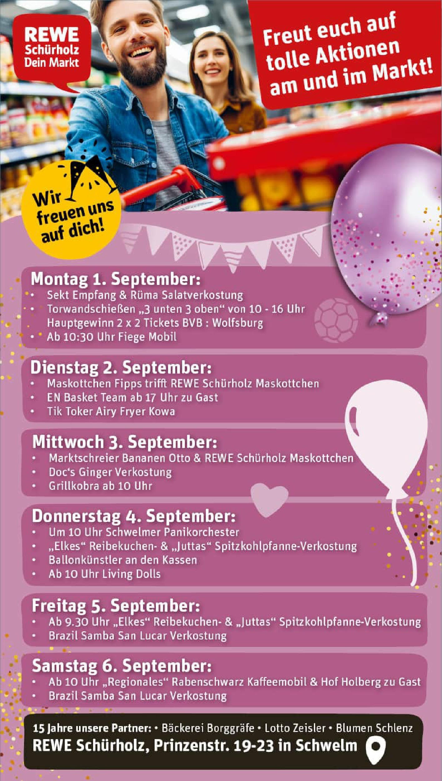 REWE Prospekt ab 01.09.2025 zum Blättern » Angebote | Seite: 2 | Produkte: Sekt, Blumen, Bananen, Uhr REWE Prospekt ab 01.09.2025 zum Blättern » Angebote | Seite: 2 | Produkte: Sekt, Blumen, Bananen, Uhr