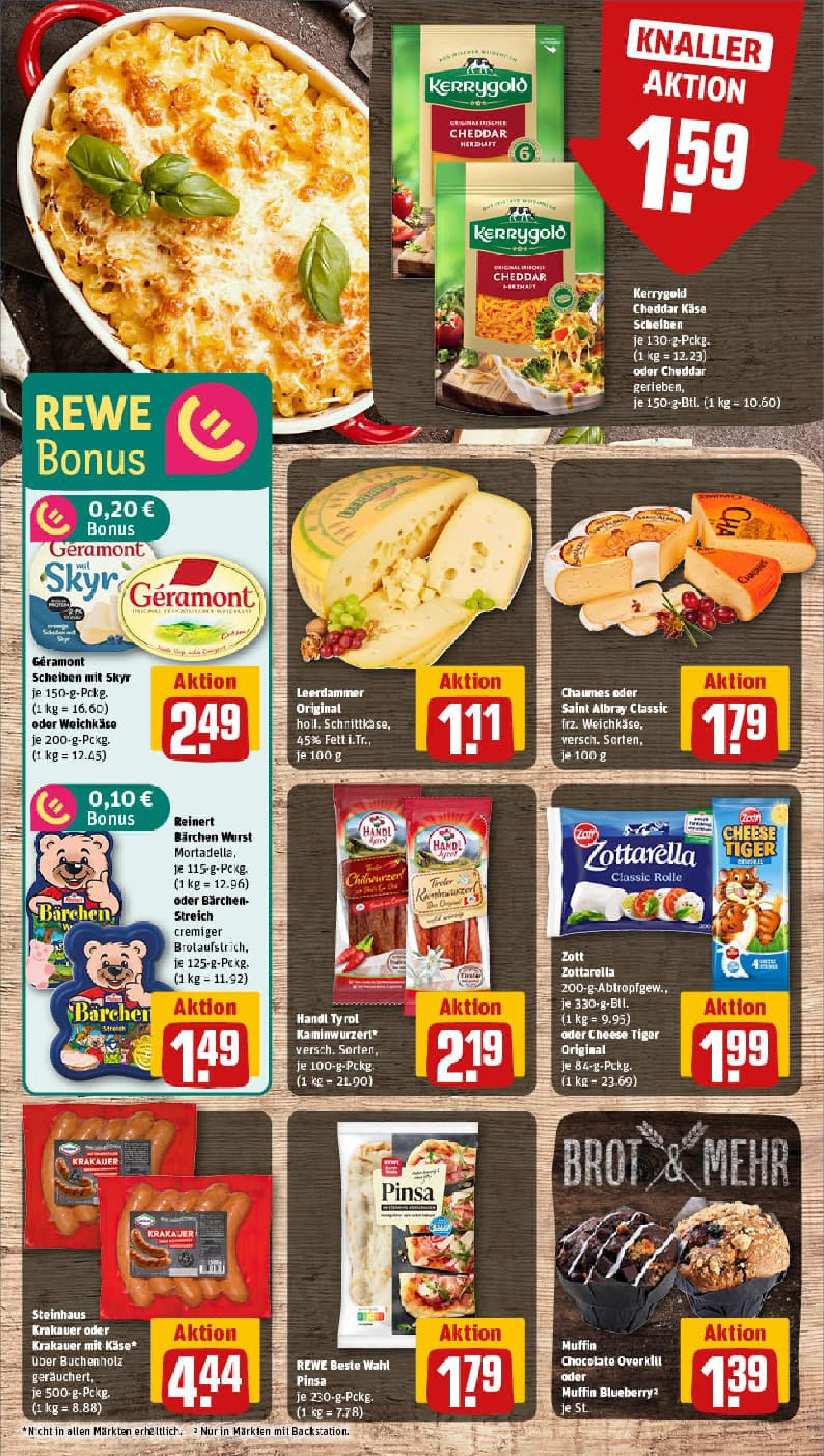 REWE Prospekt ab 01.09.2025 zum Blättern » Angebote | Seite: 7 | Produkte: Geramont, Skyr, Wurst, Brot REWE Prospekt ab 01.09.2025 zum Blättern » Angebote | Seite: 7 | Produkte: Geramont, Skyr, Wurst, Brot