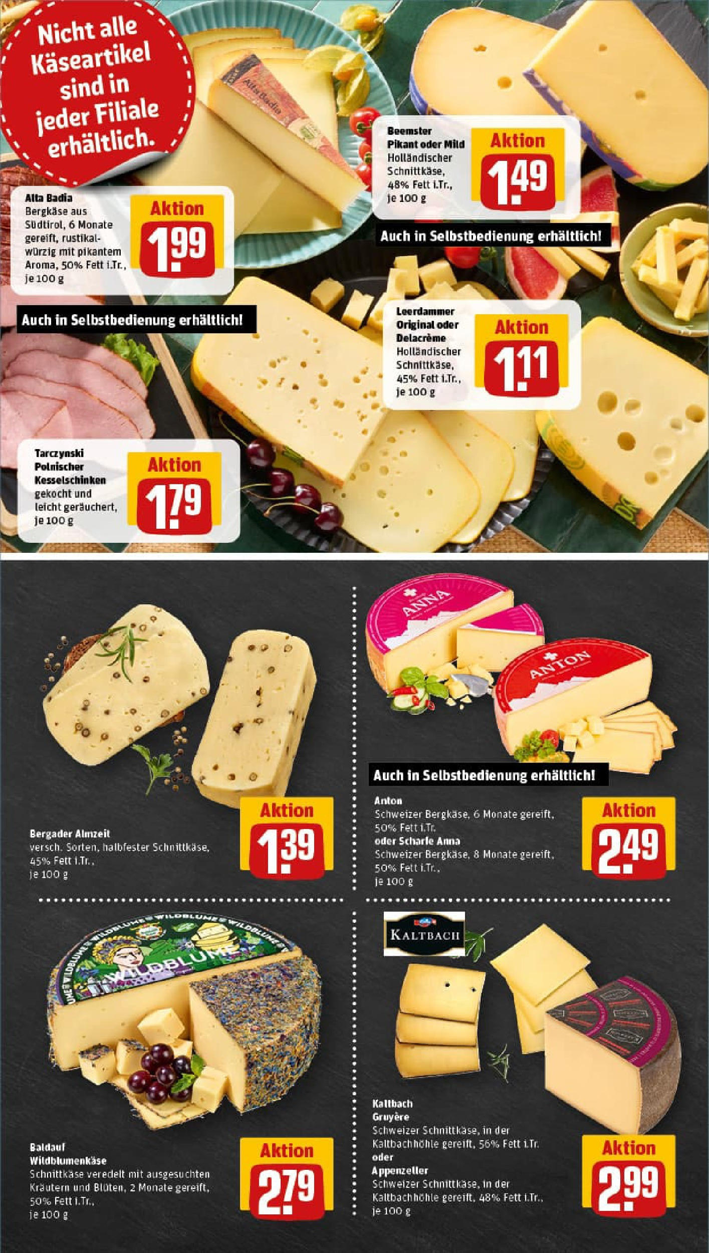 REWE Prospekt ab 01.09.2025 zum Blättern » Angebote | Seite: 9 | Produkte: Leerdammer