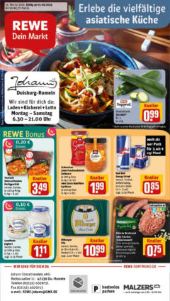 Rewe prospekt Duisburg / Rumeln	 gültig ab dem 01.09.2025