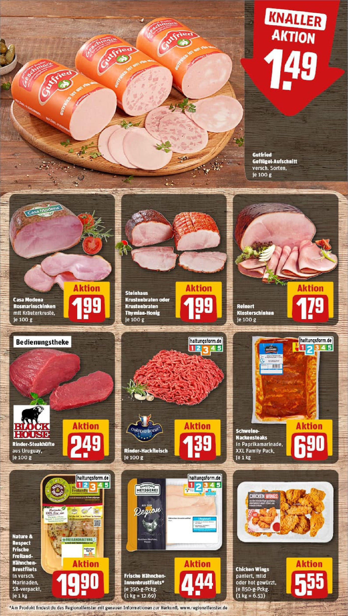 REWE Prospekt ab 01.09.2025 zum Blättern » Angebote | Seite: 6 | Produkte: Nackensteaks, Hahnchen, Steak, PC REWE Prospekt ab 01.09.2025 zum Blättern » Angebote | Seite: 6 | Produkte: Nackensteaks, Hahnchen, Steak, PC