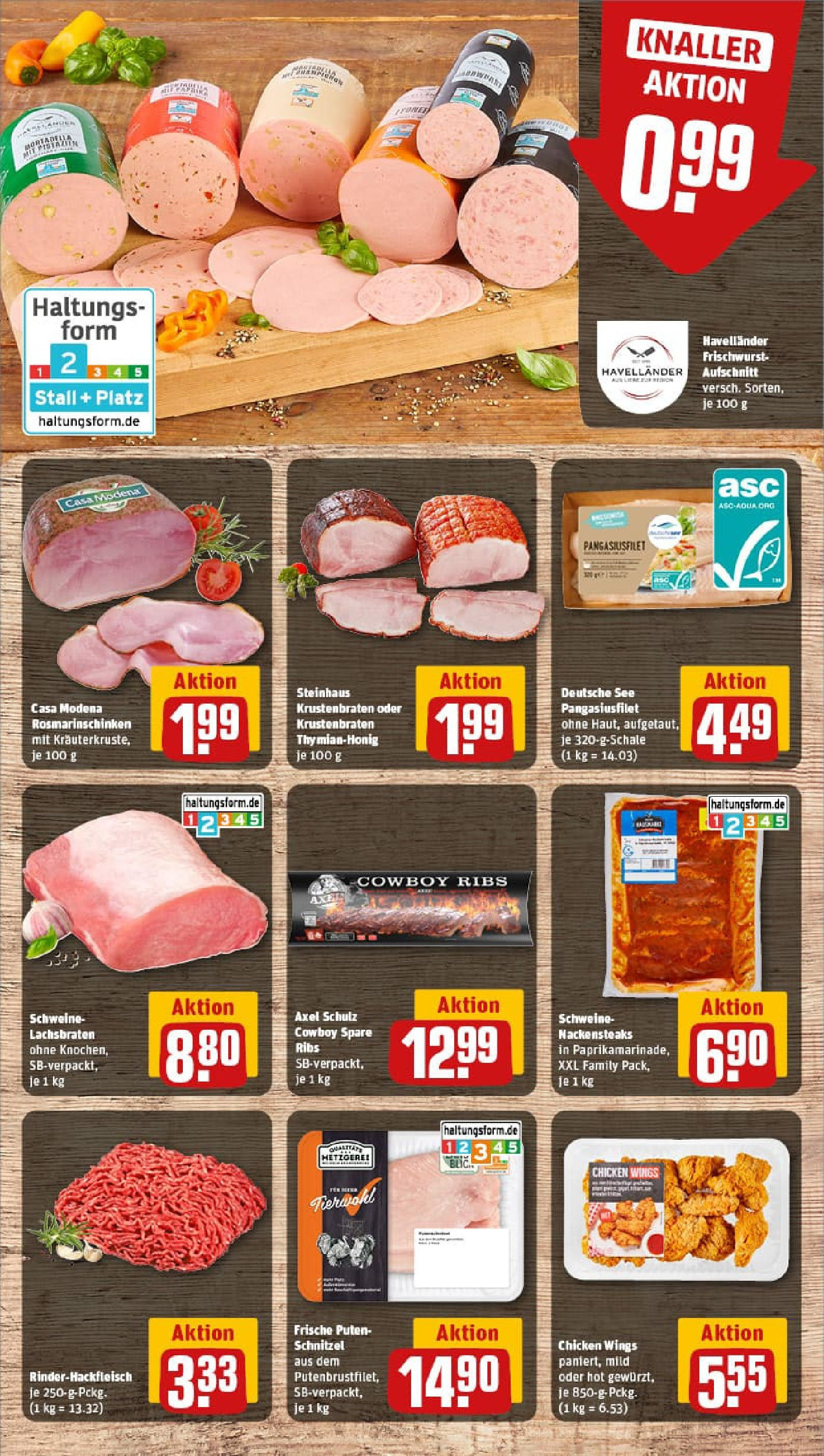 REWE Prospekt ab 01.09.2025 zum Blättern » Angebote | Seite: 6 | Produkte: Nackensteaks, Spare ribs, Krustenbraten, Schnitzel REWE Prospekt ab 01.09.2025 zum Blättern » Angebote | Seite: 6 | Produkte: Nackensteaks, Spare ribs, Krustenbraten, Schnitzel