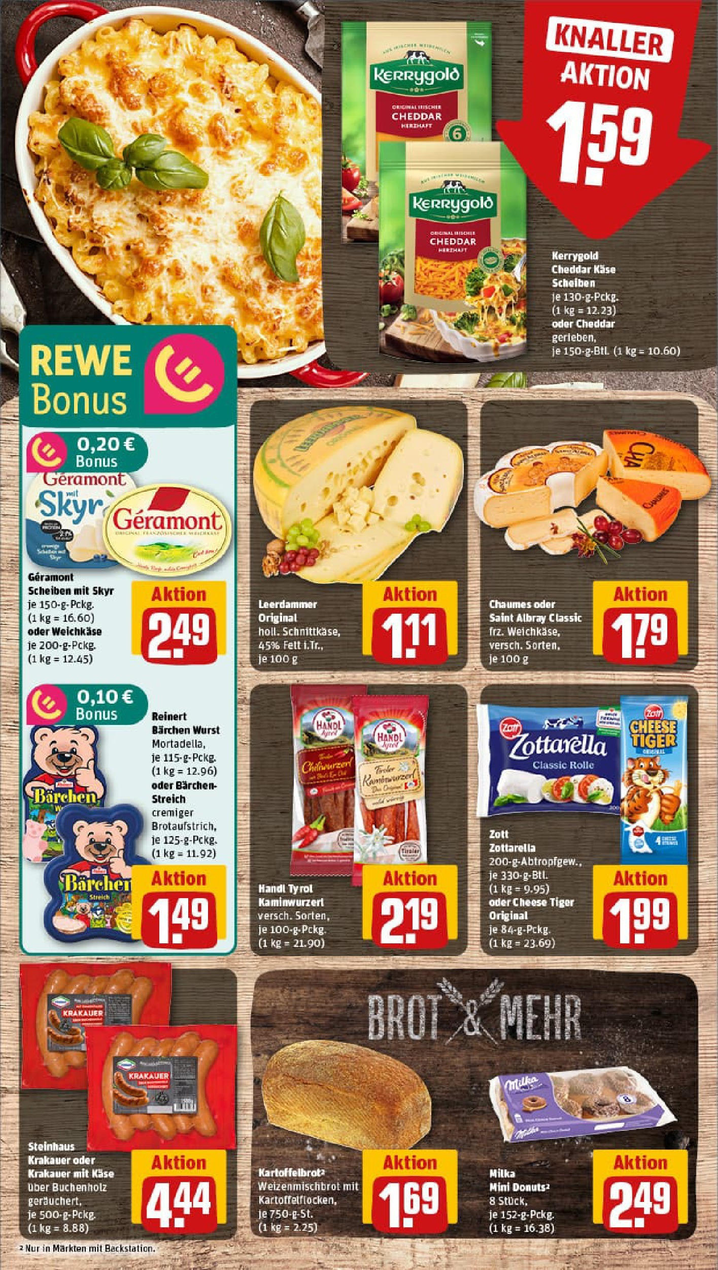 REWE Prospekt ab 01.09.2025 zum Blättern » Angebote | Seite: 7 | Produkte: Käse, Milka, Donuts, Wurst REWE Prospekt ab 01.09.2025 zum Blättern » Angebote | Seite: 7 | Produkte: Käse, Milka, Donuts, Wurst