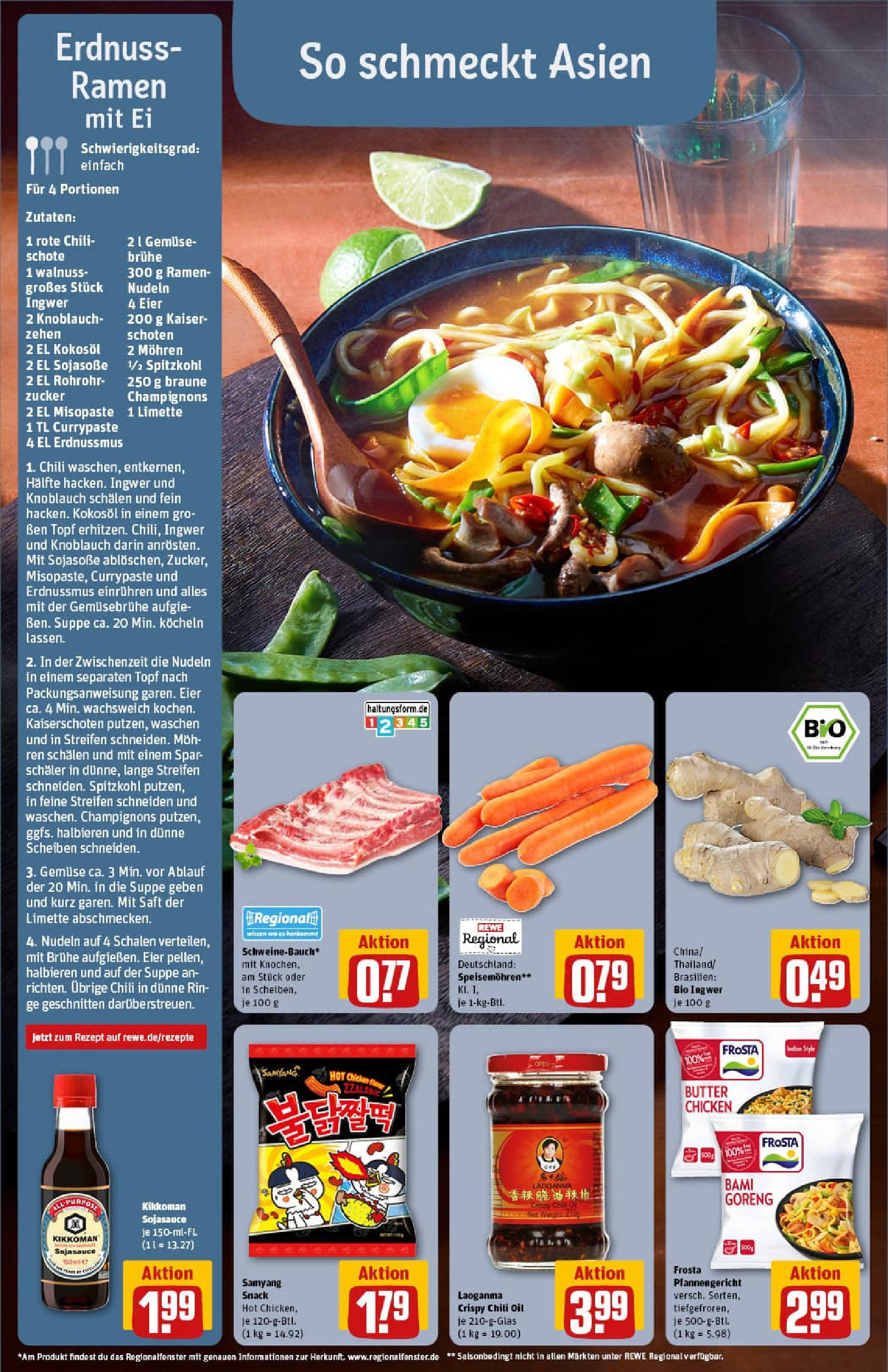 REWE Prospekt ab 01.09.2025 zum Blättern » Angebote | Seite: 4 | Produkte: Butter, Chili, Saft, Nudeln REWE Prospekt ab 01.09.2025 zum Blättern » Angebote | Seite: 4 | Produkte: Butter, Chili, Saft, Nudeln