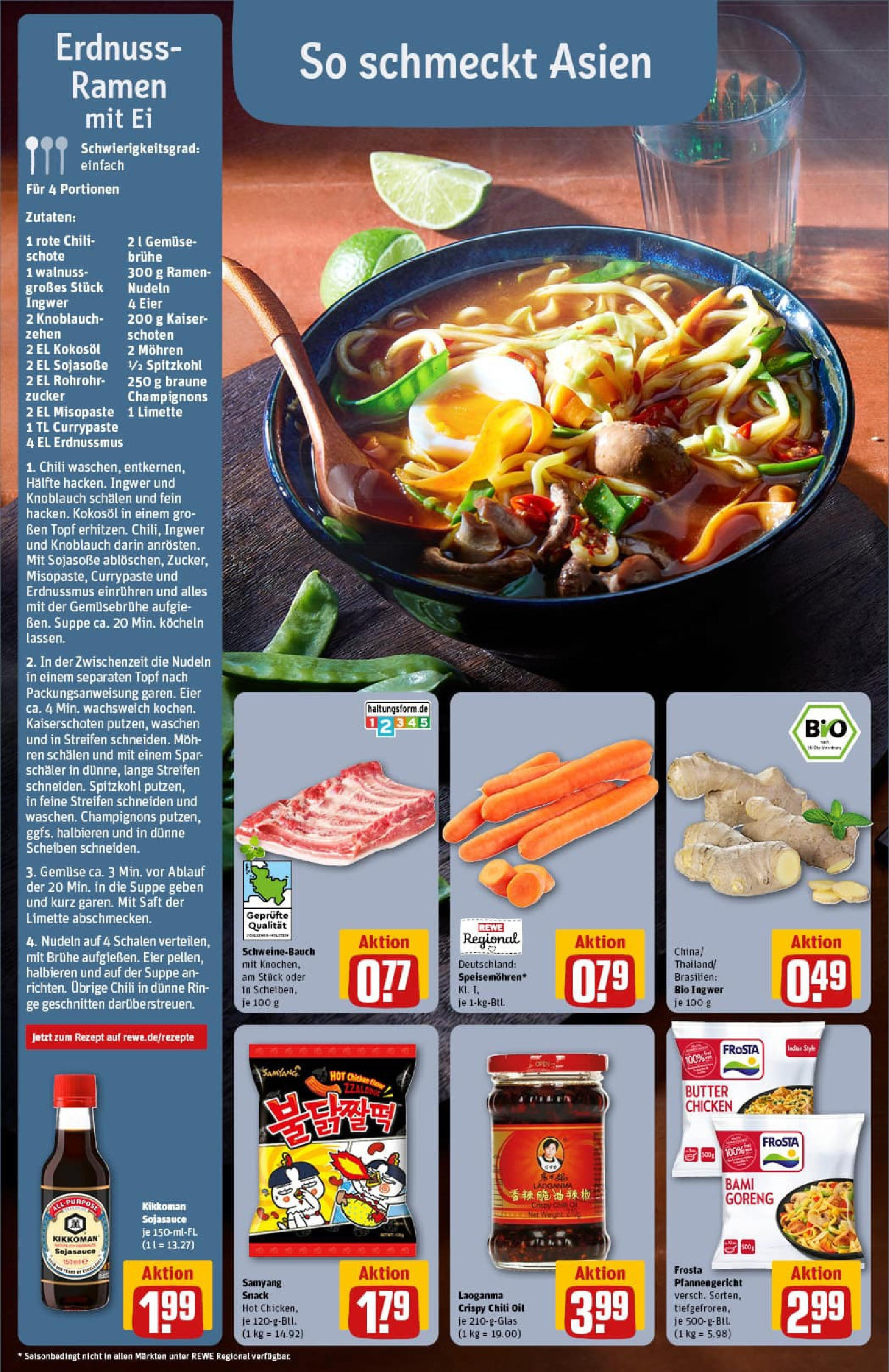 REWE Prospekt ab 01.09.2025 zum Blättern » Angebote | Seite: 4 | Produkte: Mohren, Knoblauch, Limette, Nudeln REWE Prospekt ab 01.09.2025 zum Blättern » Angebote | Seite: 4 | Produkte: Mohren, Knoblauch, Limette, Nudeln