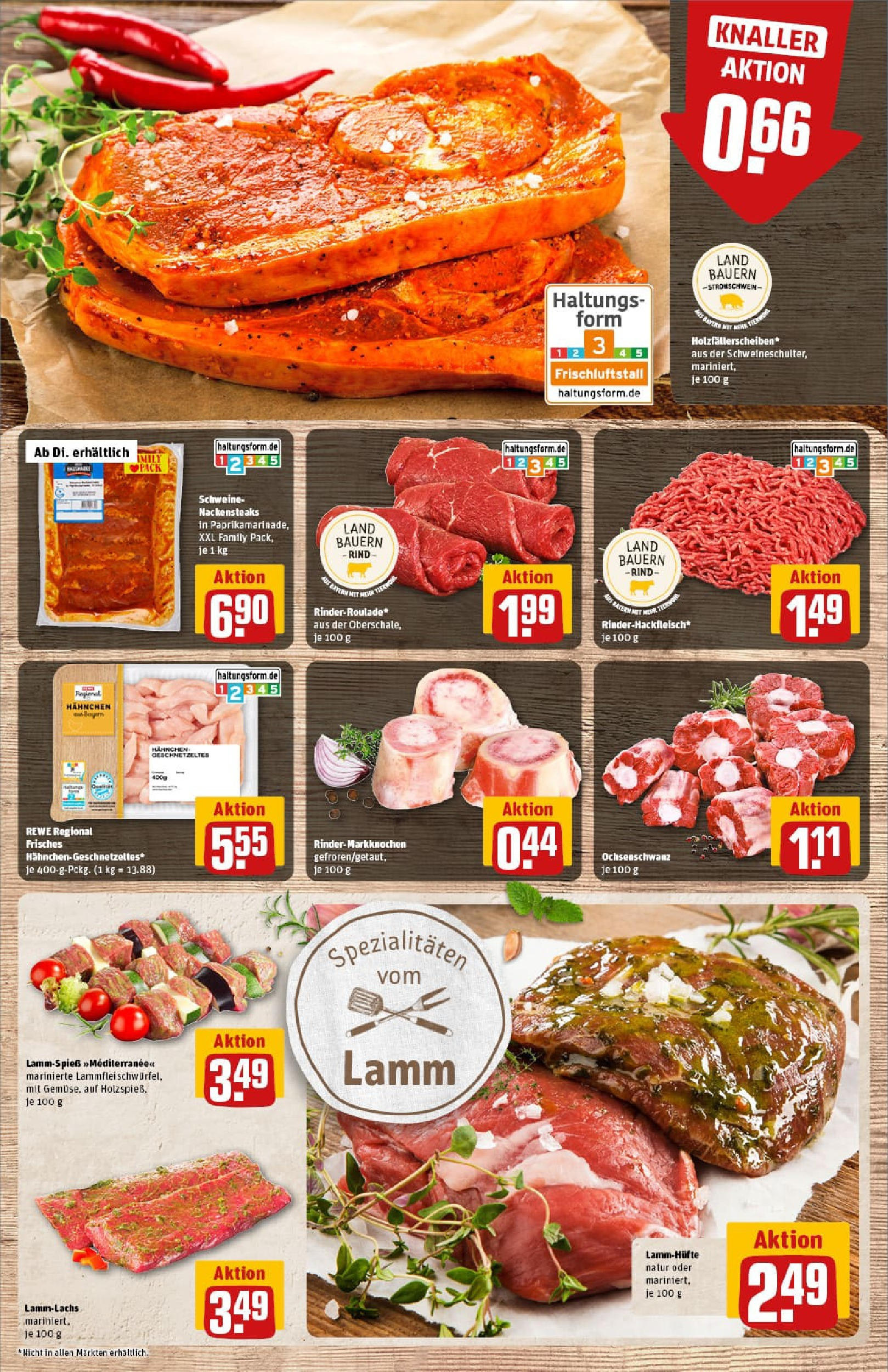 REWE Prospekt ab 01.09.2025 zum Blättern » Angebote | Seite: 11 | Produkte: Nackensteaks, Hahnchen REWE Prospekt ab 01.09.2025 zum Blättern » Angebote | Seite: 11 | Produkte: Nackensteaks, Hahnchen
