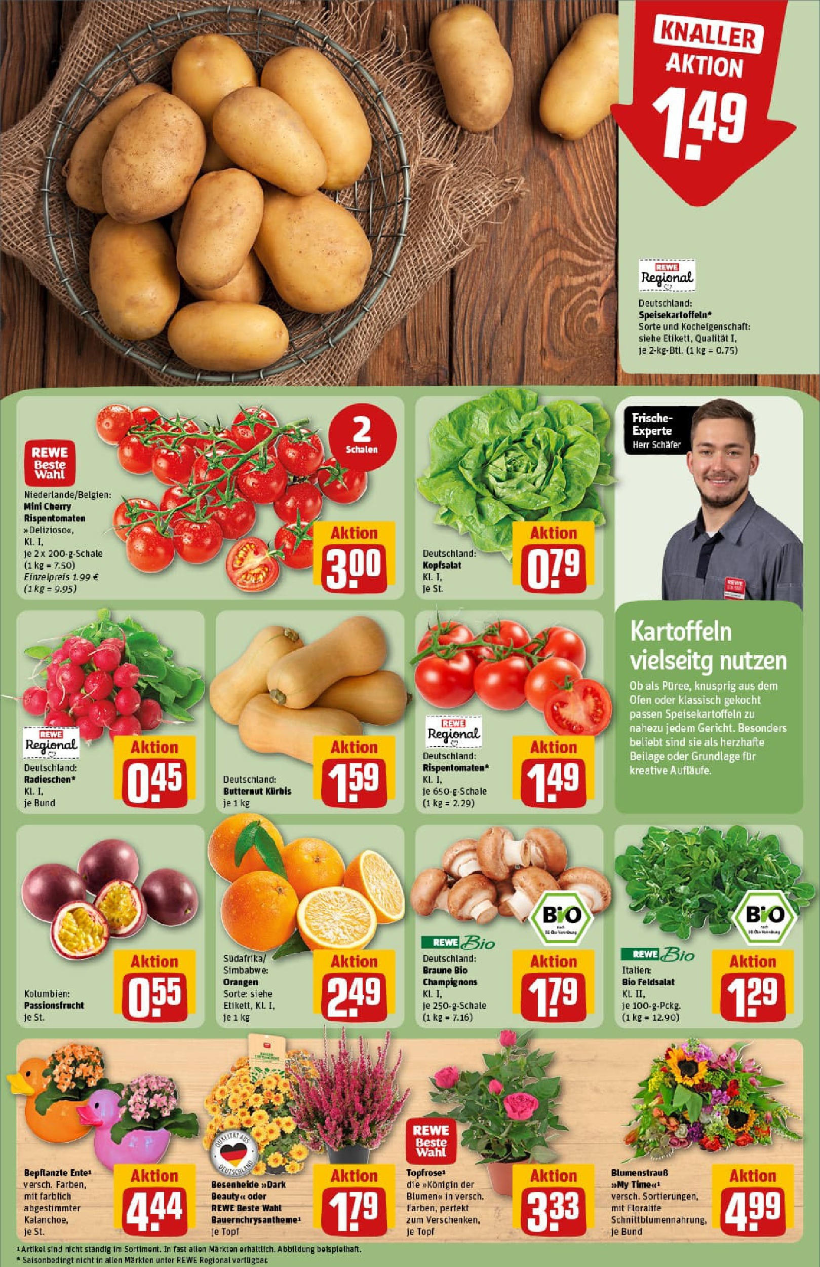 REWE Prospekt ab 01.09.2025 zum Blättern » Angebote | Seite: 9 | Produkte: Ofen, Champignons, Kartoffeln, Kürbis REWE Prospekt ab 01.09.2025 zum Blättern » Angebote | Seite: 9 | Produkte: Ofen, Champignons, Kartoffeln, Kürbis