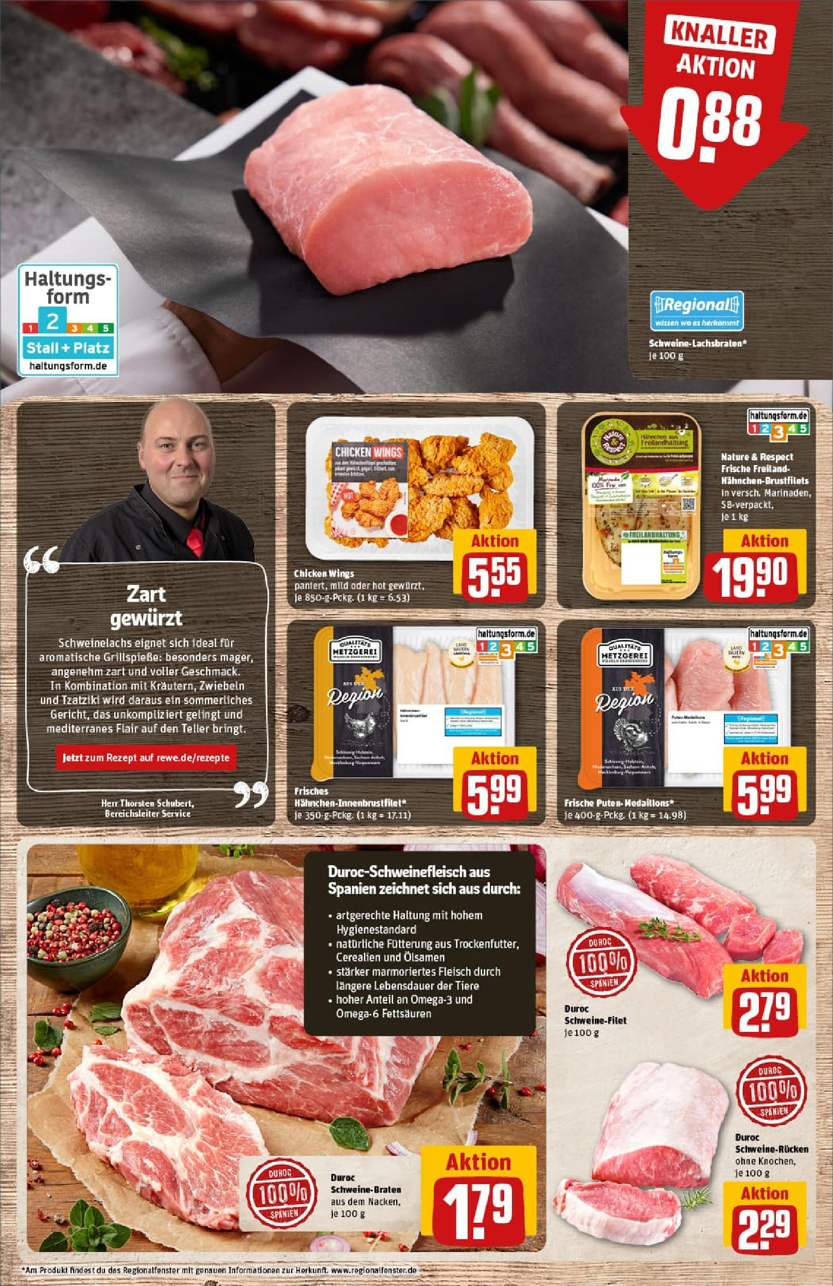 REWE Prospekt ab 01.09.2025 zum Blättern » Angebote | Seite: 10 | Produkte: Schweinefilet, Zwiebeln, Schweinerucken, Fleisch REWE Prospekt ab 01.09.2025 zum Blättern » Angebote | Seite: 10 | Produkte: Schweinefilet, Zwiebeln, Schweinerucken, Fleisch