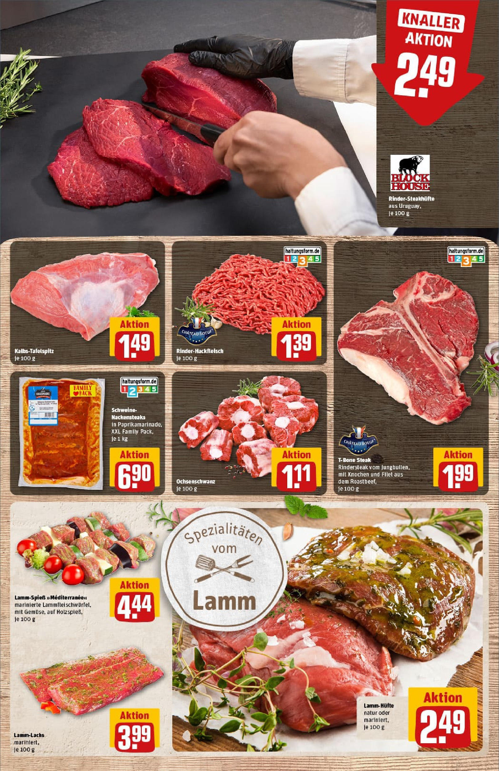REWE Prospekt ab 01.09.2025 zum Blättern » Angebote | Seite: 11 | Produkte: Nackensteaks, Steak REWE Prospekt ab 01.09.2025 zum Blättern » Angebote | Seite: 11 | Produkte: Nackensteaks, Steak