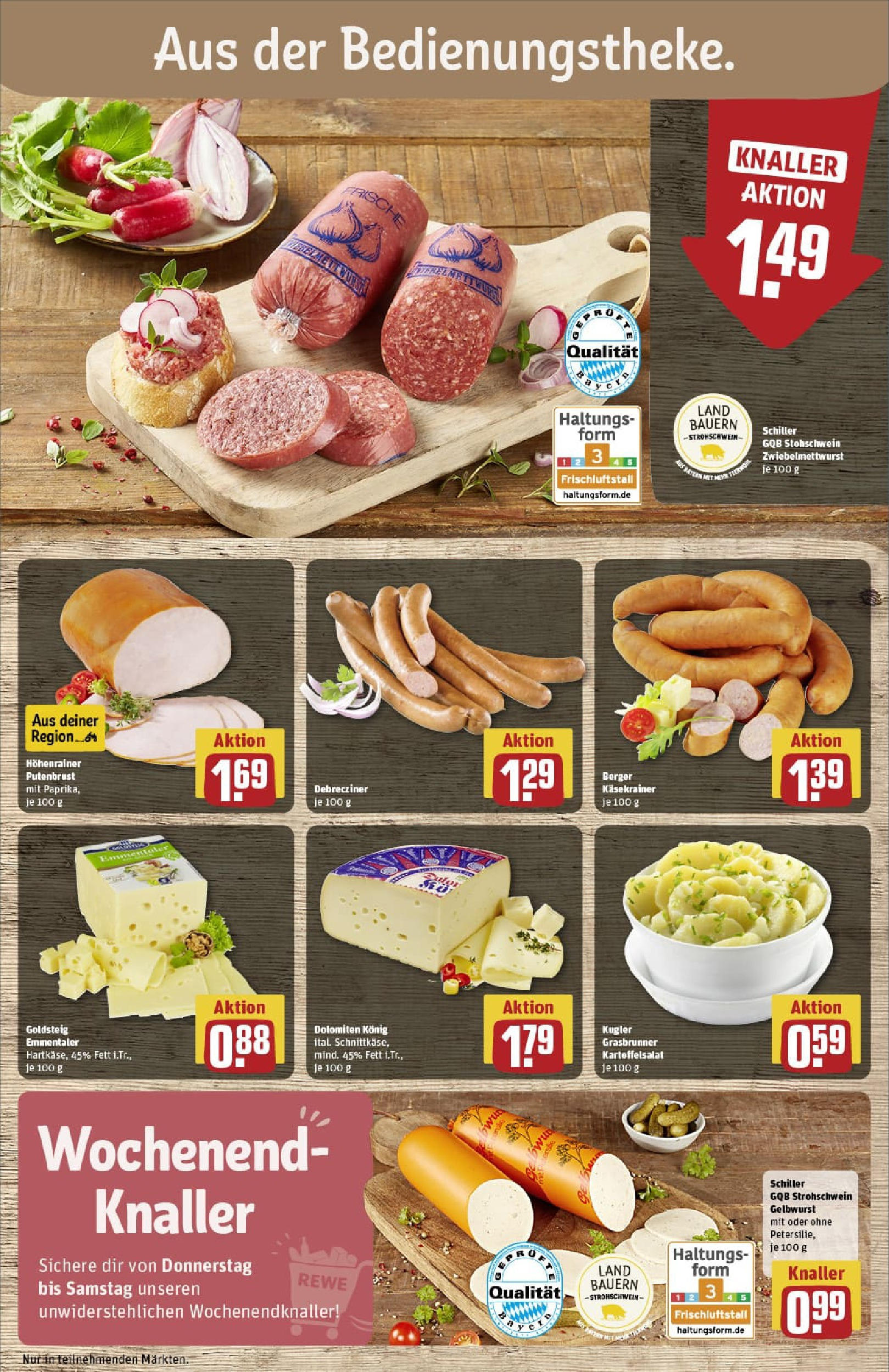 REWE Prospekt ab 01.09.2025 zum Blättern » Angebote | Seite: 13 | Produkte: Käsekrainer REWE Prospekt ab 01.09.2025 zum Blättern » Angebote | Seite: 13 | Produkte: Käsekrainer