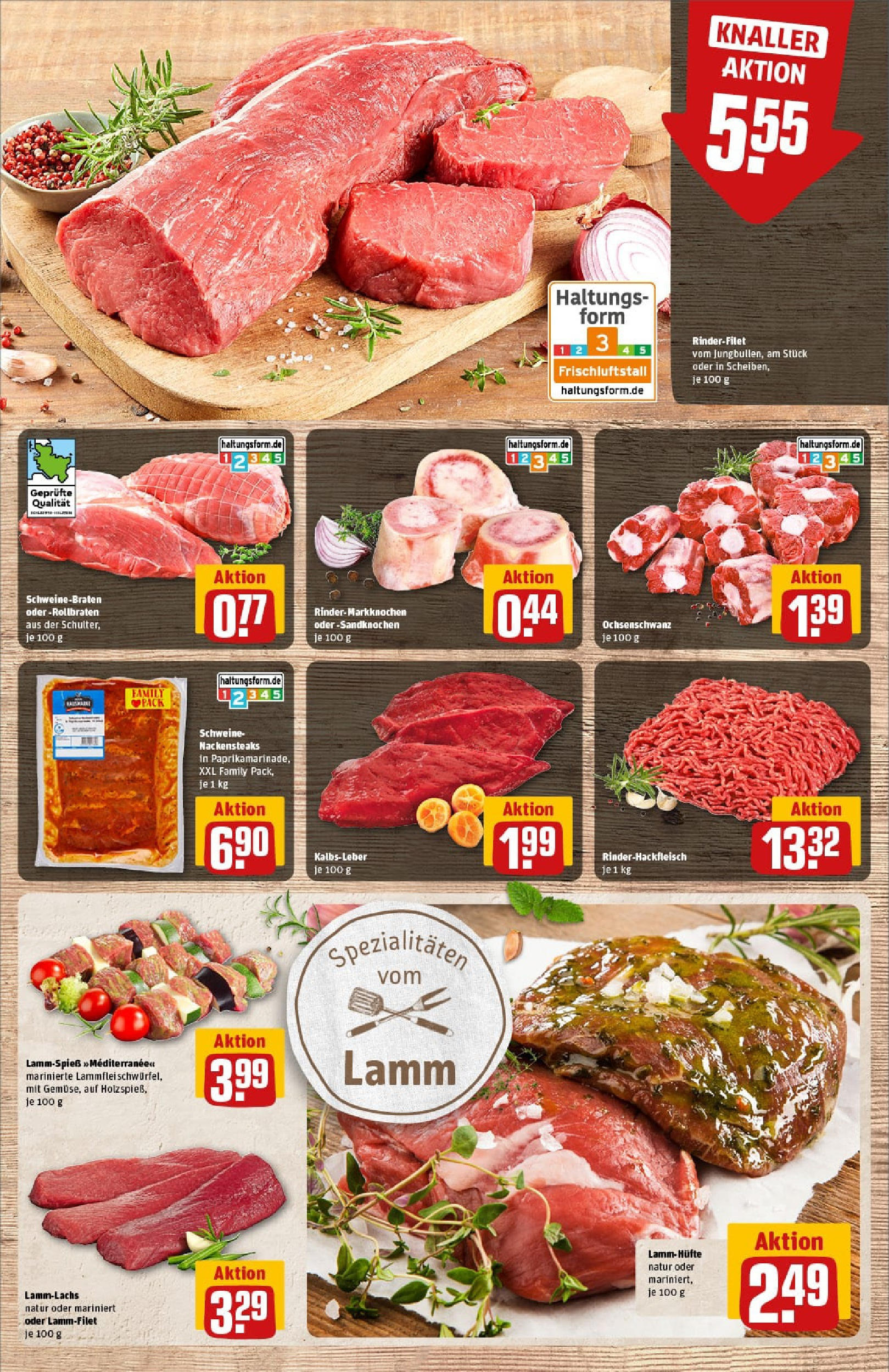 REWE Prospekt ab 01.09.2025 zum Blättern » Angebote | Seite: 11 | Produkte: Nackensteaks, Rinderfilet, Kalbsleber REWE Prospekt ab 01.09.2025 zum Blättern » Angebote | Seite: 11 | Produkte: Nackensteaks, Rinderfilet, Kalbsleber
