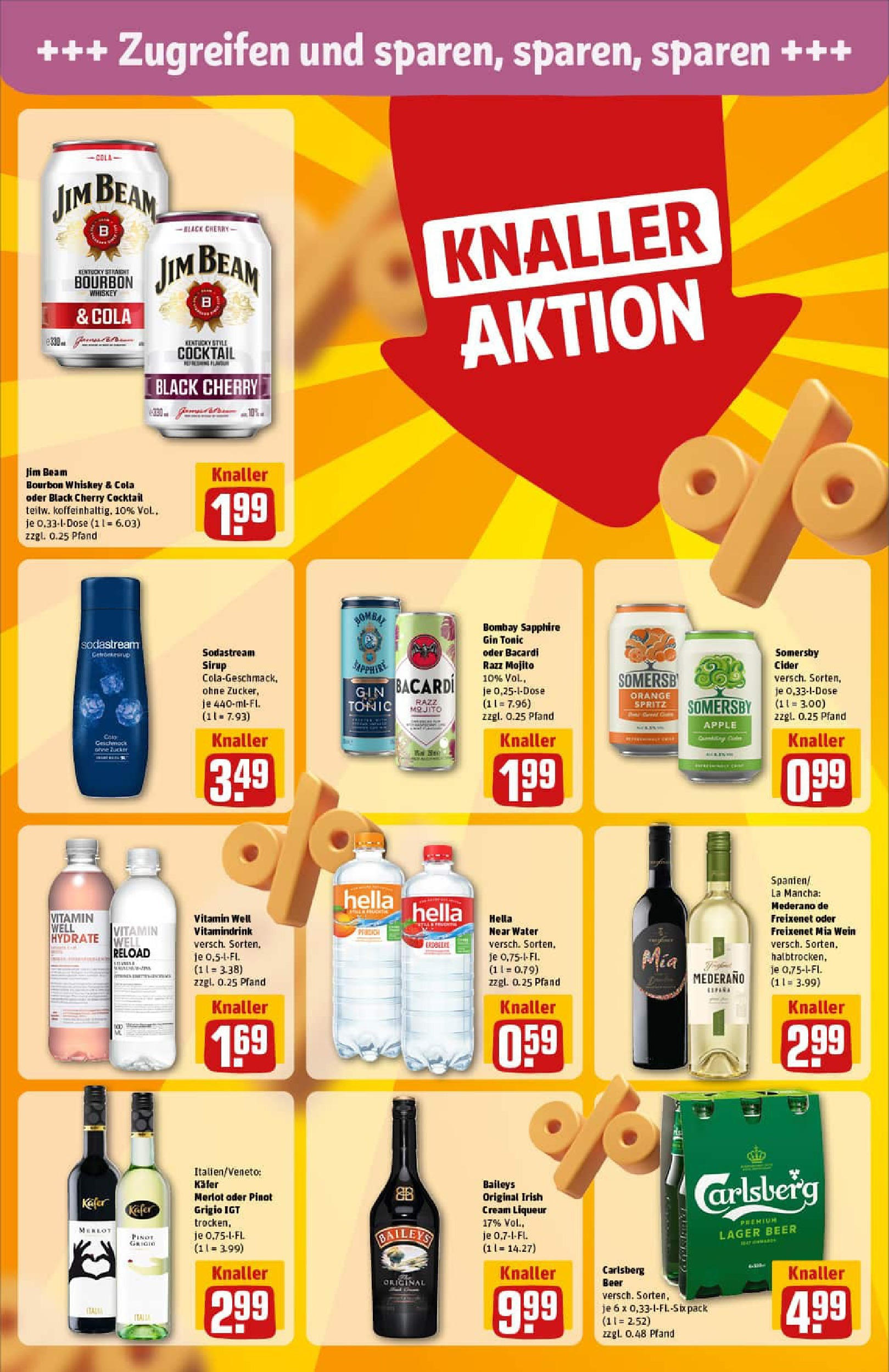 REWE Prospekt ab 01.09.2025 zum Blättern » Angebote | Seite: 18 | Produkte: Carlsberg, Sirup, Apple, Whiskey REWE Prospekt ab 01.09.2025 zum Blättern » Angebote | Seite: 18 | Produkte: Carlsberg, Sirup, Apple, Whiskey