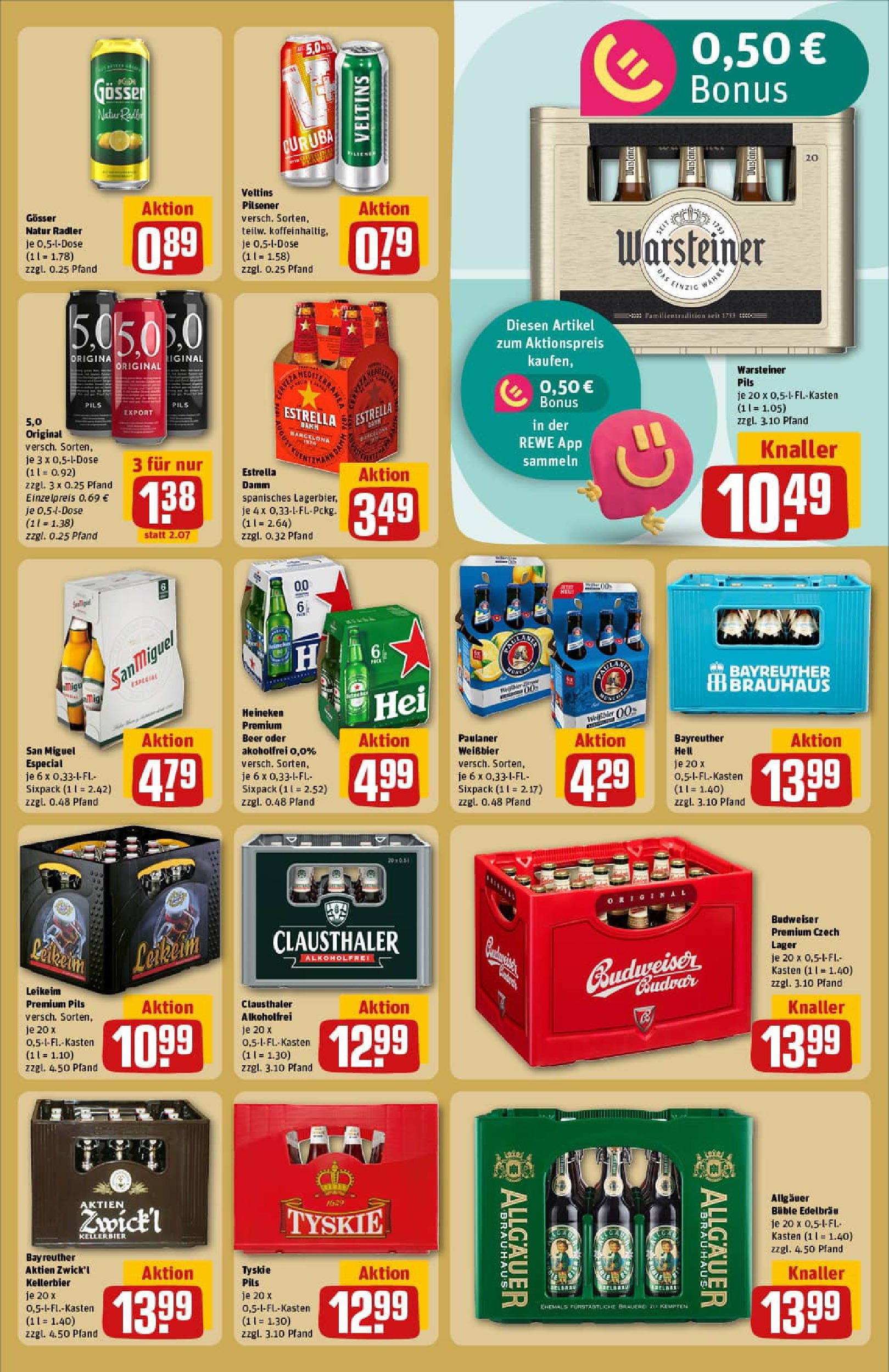 REWE Prospekt ab 01.09.2025 zum Blättern » Angebote | Seite: 21 | Produkte: Tyskie, Weißbier, Pils, Radler REWE Prospekt ab 01.09.2025 zum Blättern » Angebote | Seite: 21 | Produkte: Tyskie, Weißbier, Pils, Radler
