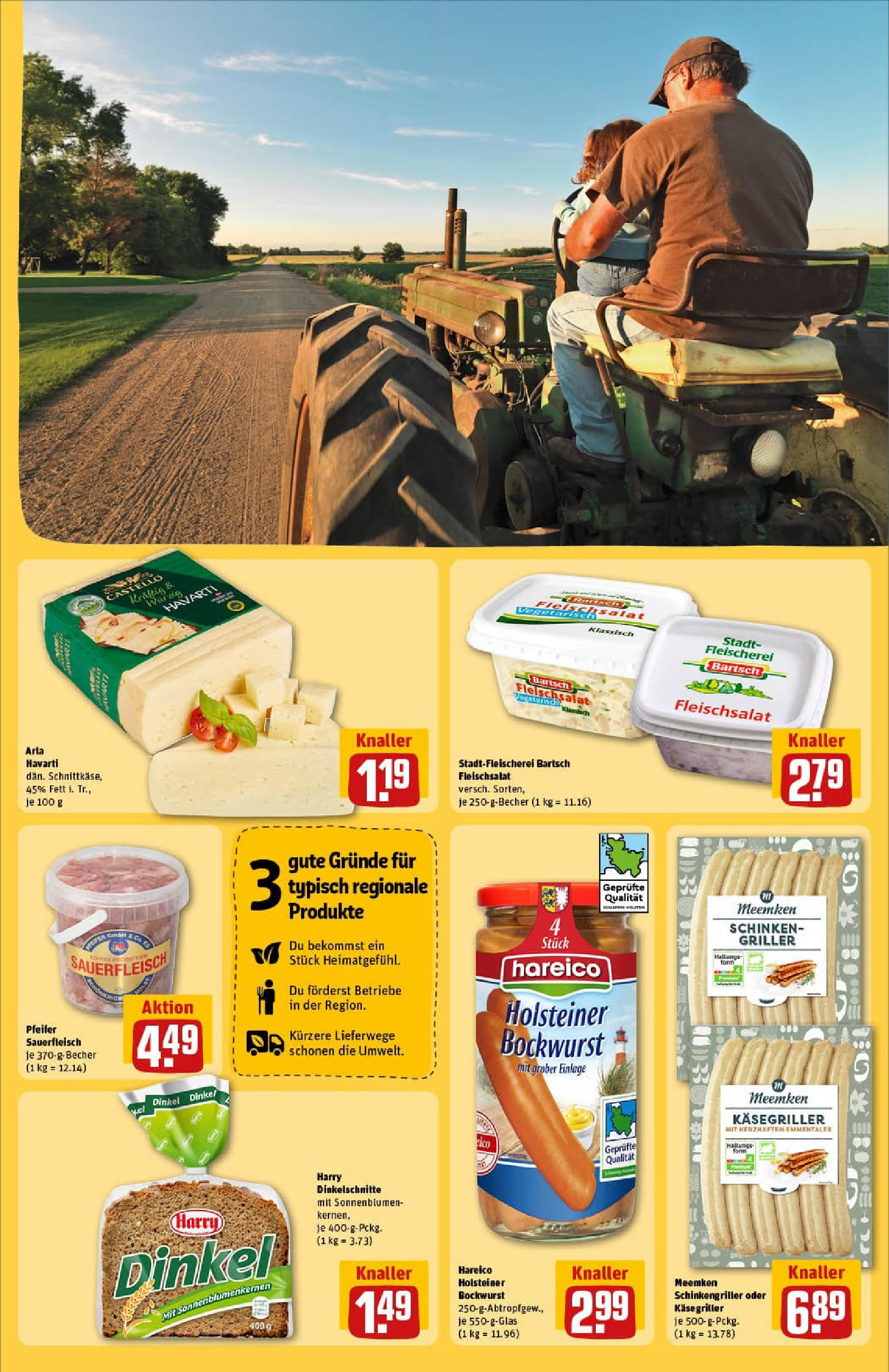 REWE Prospekt ab 01.09.2025 zum Blättern » Angebote | Seite: 29 | Produkte: Bockwurst, Schinken, Griller, Meemken REWE Prospekt ab 01.09.2025 zum Blättern » Angebote | Seite: 29 | Produkte: Bockwurst, Schinken, Griller, Meemken
