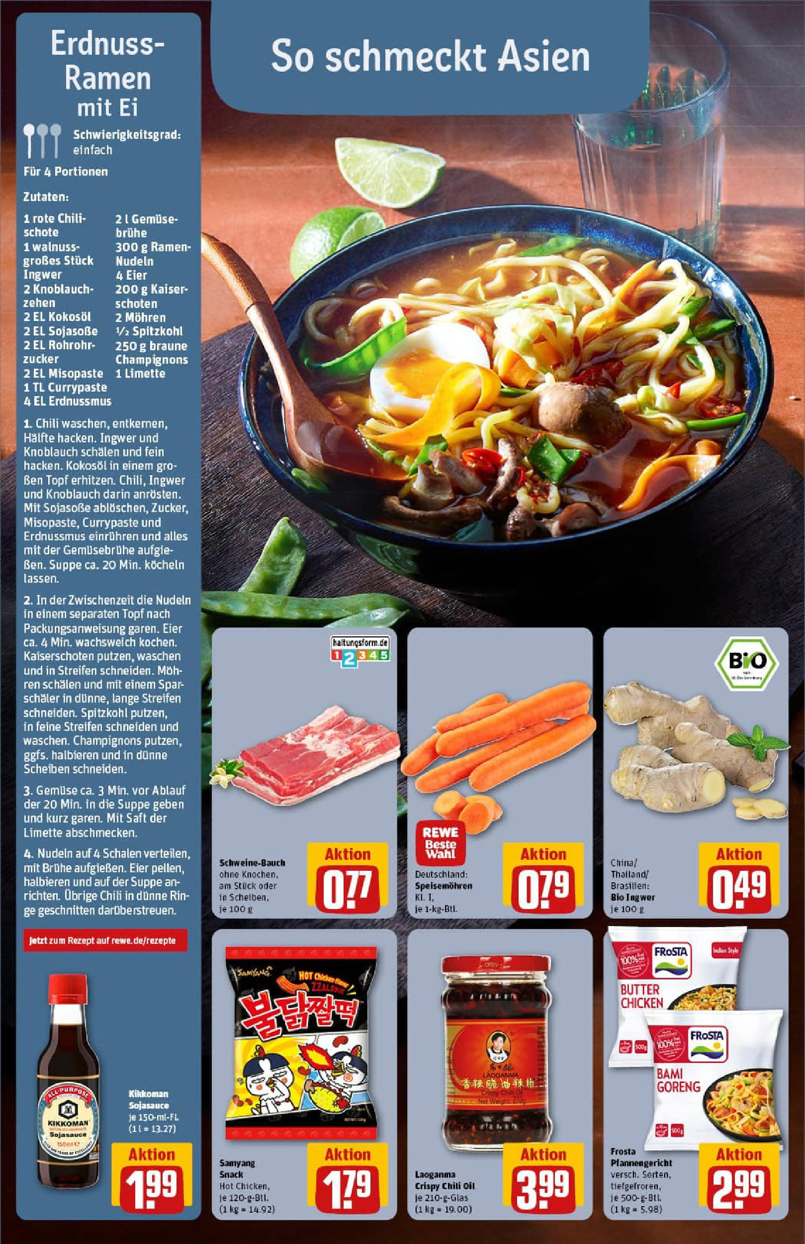 REWE Prospekt ab 01.09.2025 zum Blättern » Angebote | Seite: 4 | Produkte: Butter, Eier, Mohren, Nudeln REWE Prospekt ab 01.09.2025 zum Blättern » Angebote | Seite: 4 | Produkte: Butter, Eier, Mohren, Nudeln