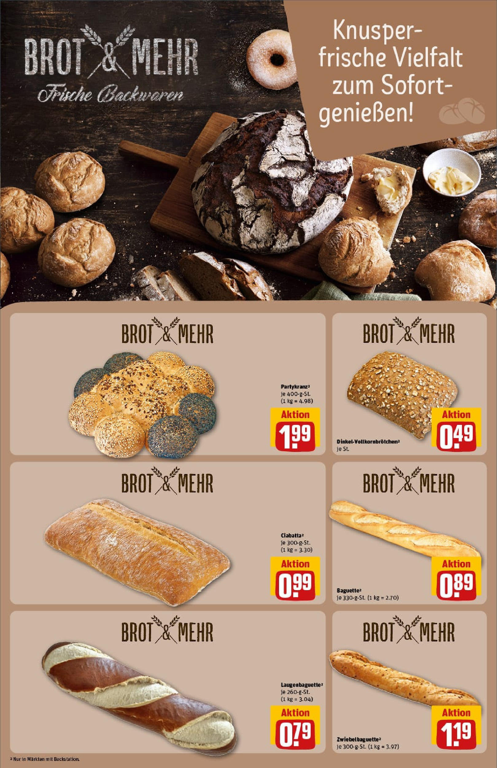 REWE Prospekt ab 01.09.2025 zum Blättern » Angebote | Seite: 17 | Produkte: Baguette, Brot