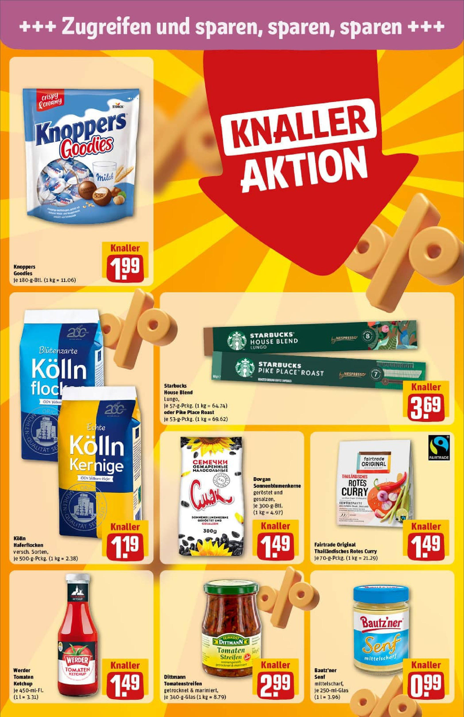 REWE Prospekt ab 01.09.2025 zum Blättern » Angebote | Seite: 22 | Produkte: Milch, Starbucks, Tomaten, Knoppers REWE Prospekt ab 01.09.2025 zum Blättern » Angebote | Seite: 22 | Produkte: Milch, Starbucks, Tomaten, Knoppers