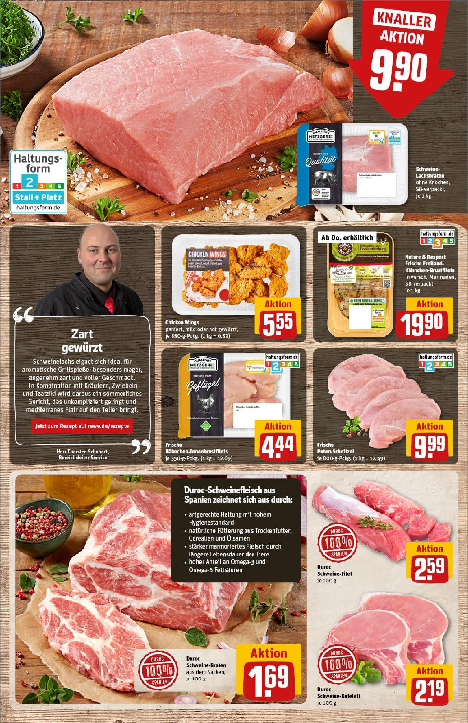 REWE Prospekt ab 01.09.2025 zum Blättern » Angebote | Seite: 12 | Produkte: Schweinefilet, Zwiebeln, Putenschnitzel, Fleisch REWE Prospekt ab 01.09.2025 zum Blättern » Angebote | Seite: 12 | Produkte: Schweinefilet, Zwiebeln, Putenschnitzel, Fleisch