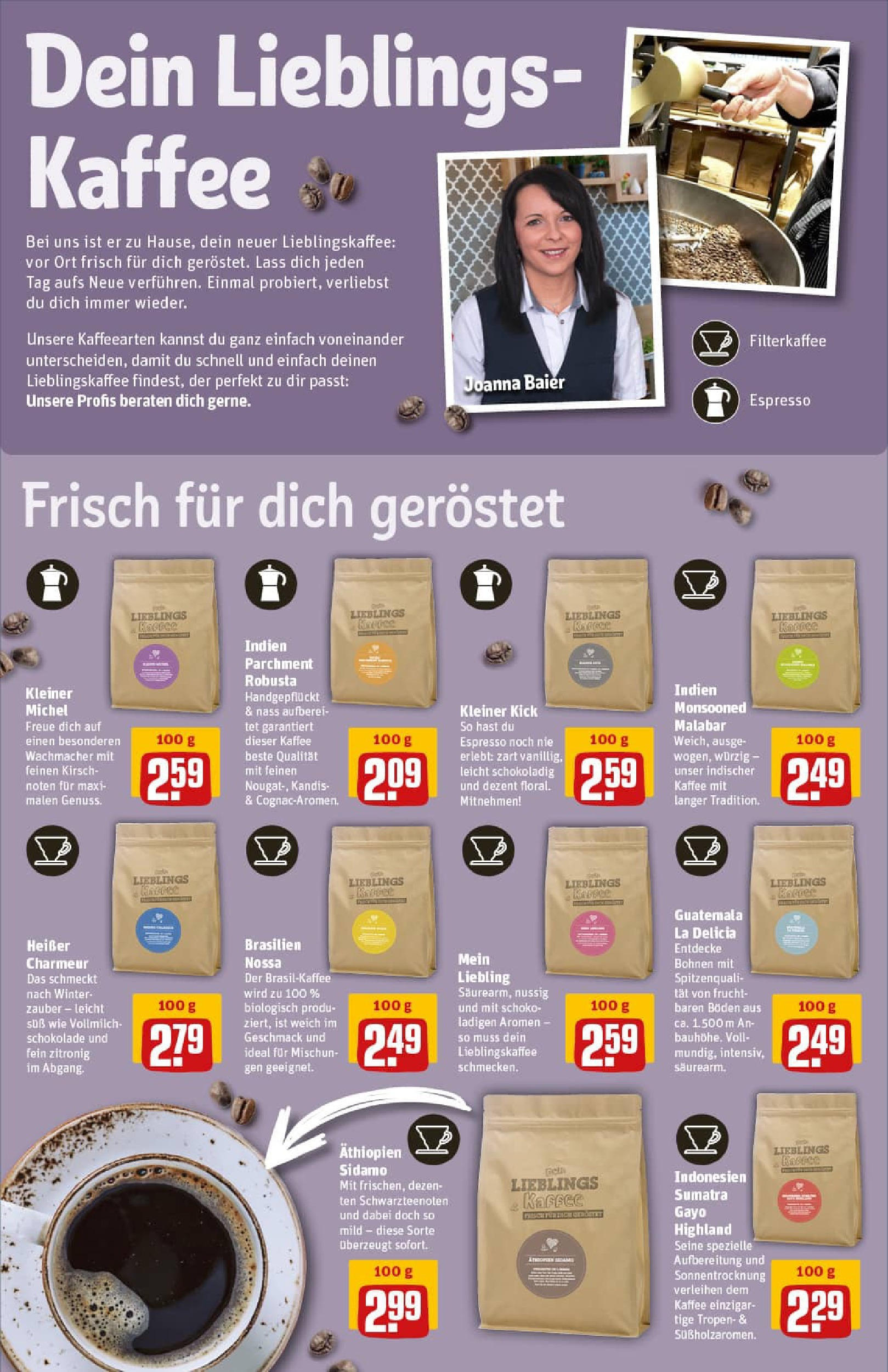 REWE Prospekt ab 01.09.2025 zum Blättern » Angebote | Seite: 14 | Produkte: Kaffee, Schokolade REWE Prospekt ab 01.09.2025 zum Blättern » Angebote | Seite: 14 | Produkte: Kaffee, Schokolade