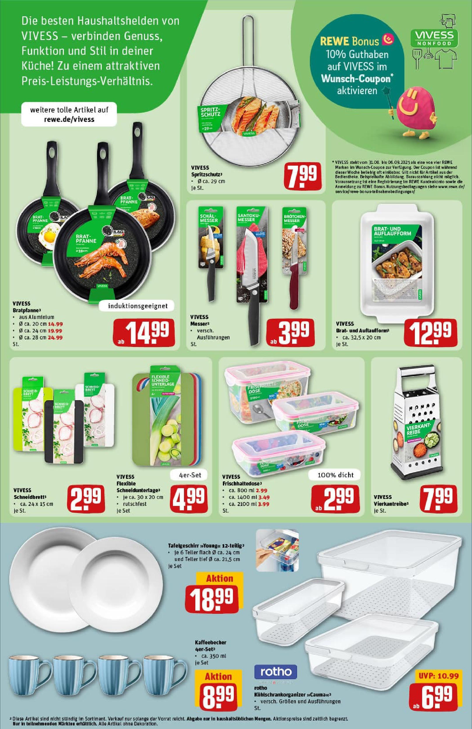 REWE Prospekt ab 01.09.2025 zum Blättern » Angebote | Seite: 33 | Produkte: Küche, Schal REWE Prospekt ab 01.09.2025 zum Blättern » Angebote | Seite: 33 | Produkte: Küche, Schal
