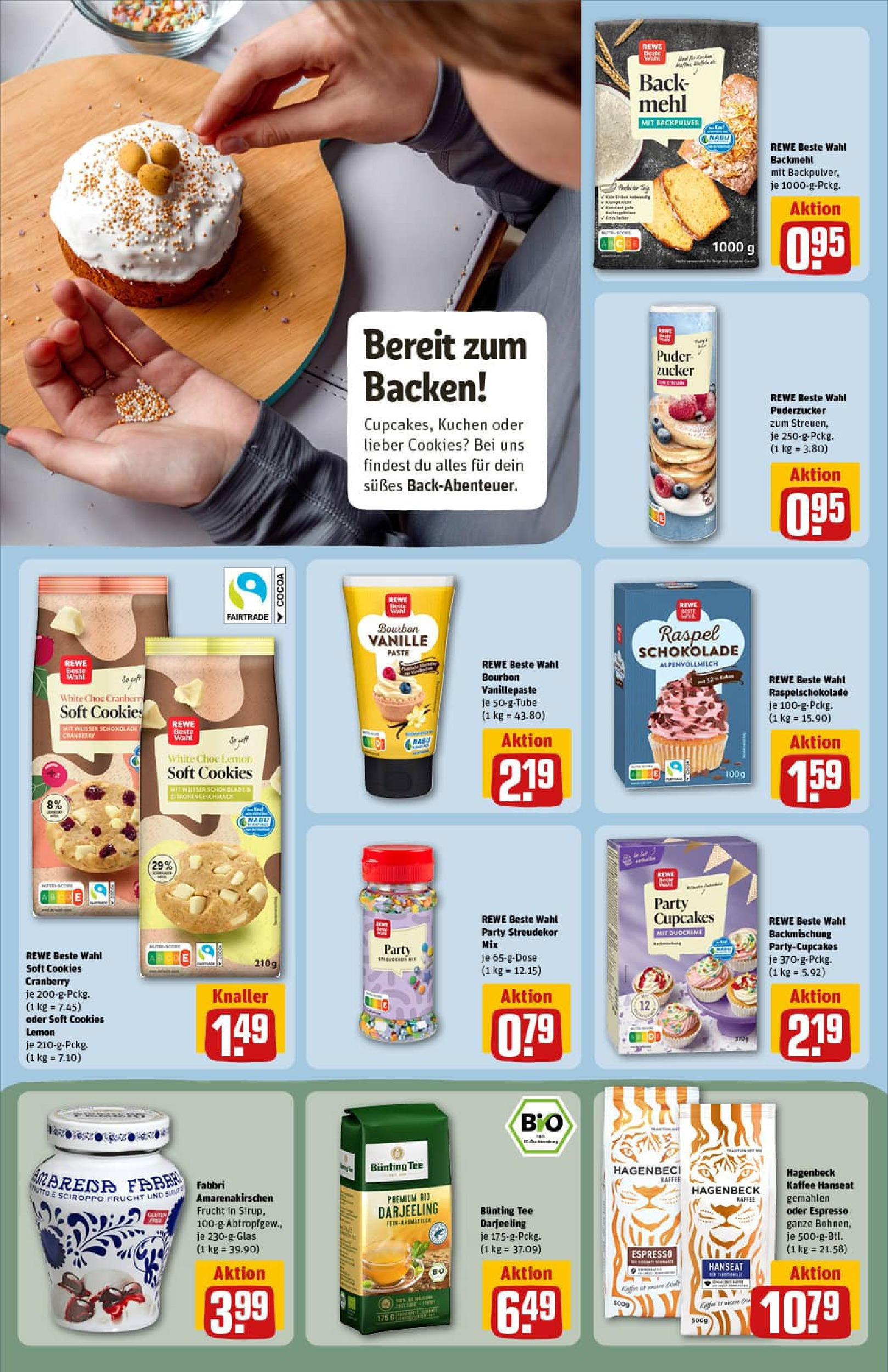 REWE Prospekt ab 01.09.2025 zum Blättern » Angebote | Seite: 16 | Produkte: Mehl, Schokolade, Zucker, Tee REWE Prospekt ab 01.09.2025 zum Blättern » Angebote | Seite: 16 | Produkte: Mehl, Schokolade, Zucker, Tee
